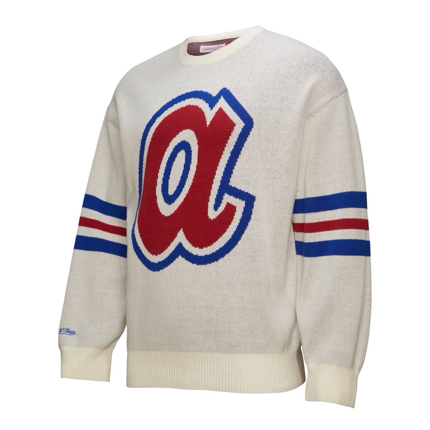 Mitchell  Ness Atlanta Braves Retro Pullover Sweater