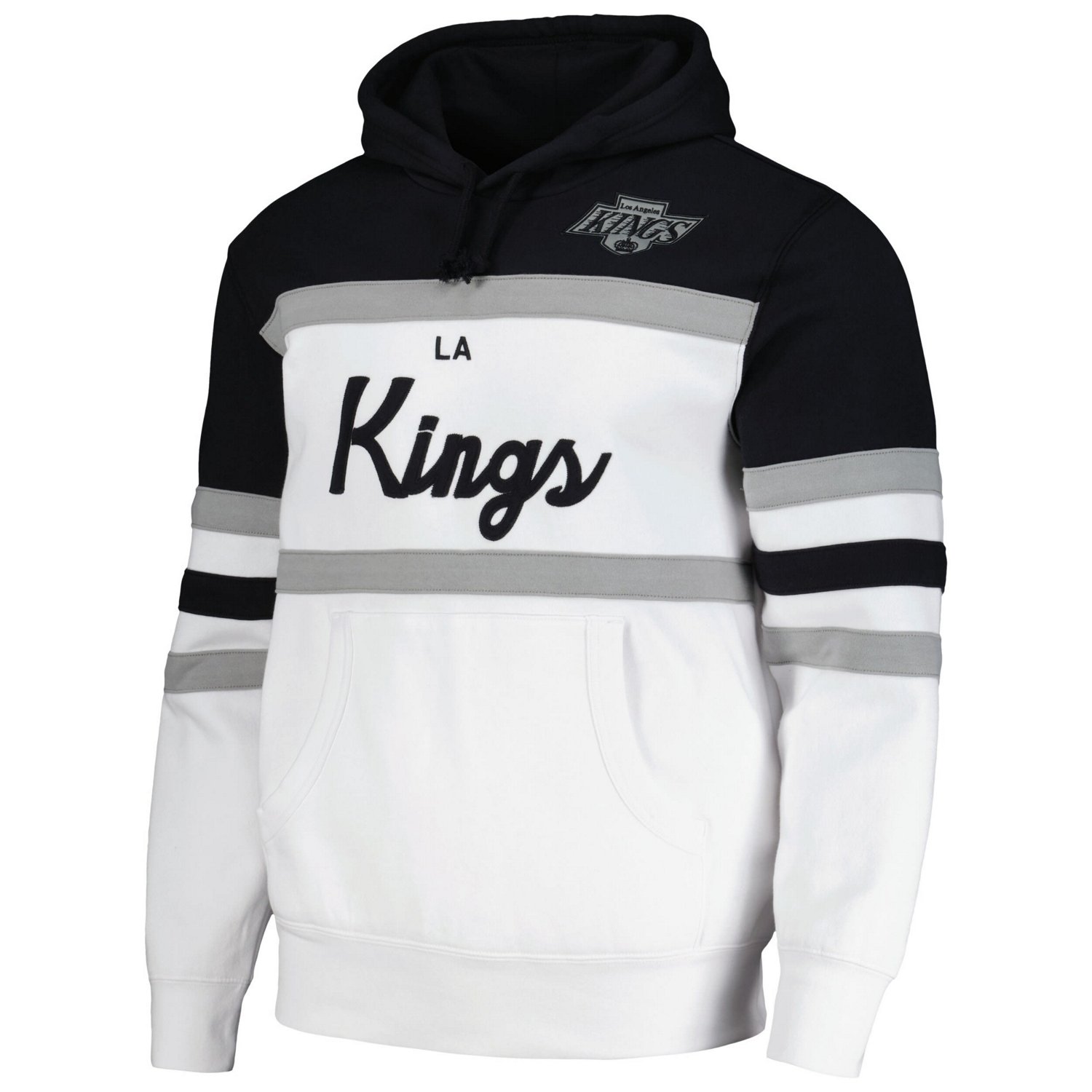 Mitchell  Ness Black Los Angeles Kings Head Coach Pullover Hoodie - view number 2