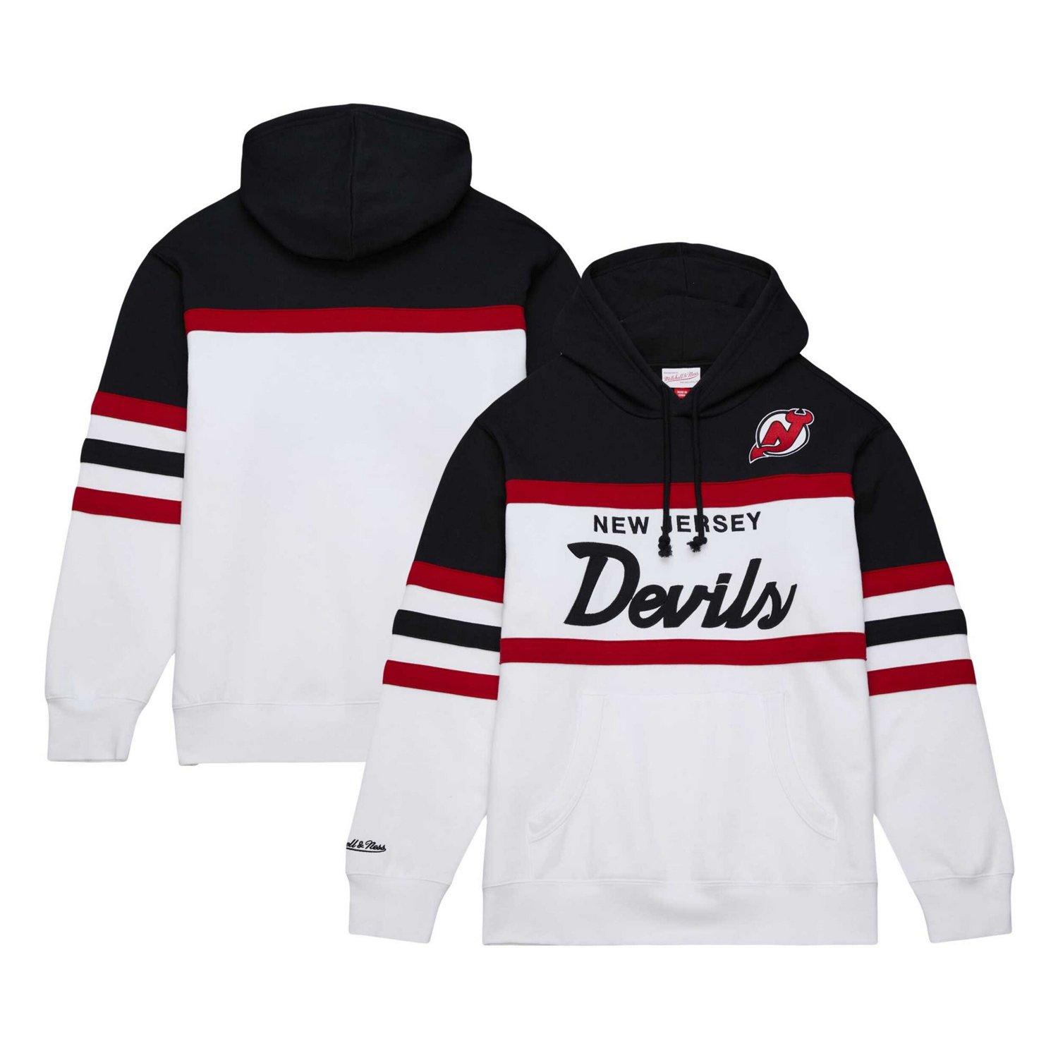 Mitchell  Ness Black New Jersey Devils Head Coach Pullover Hoodie