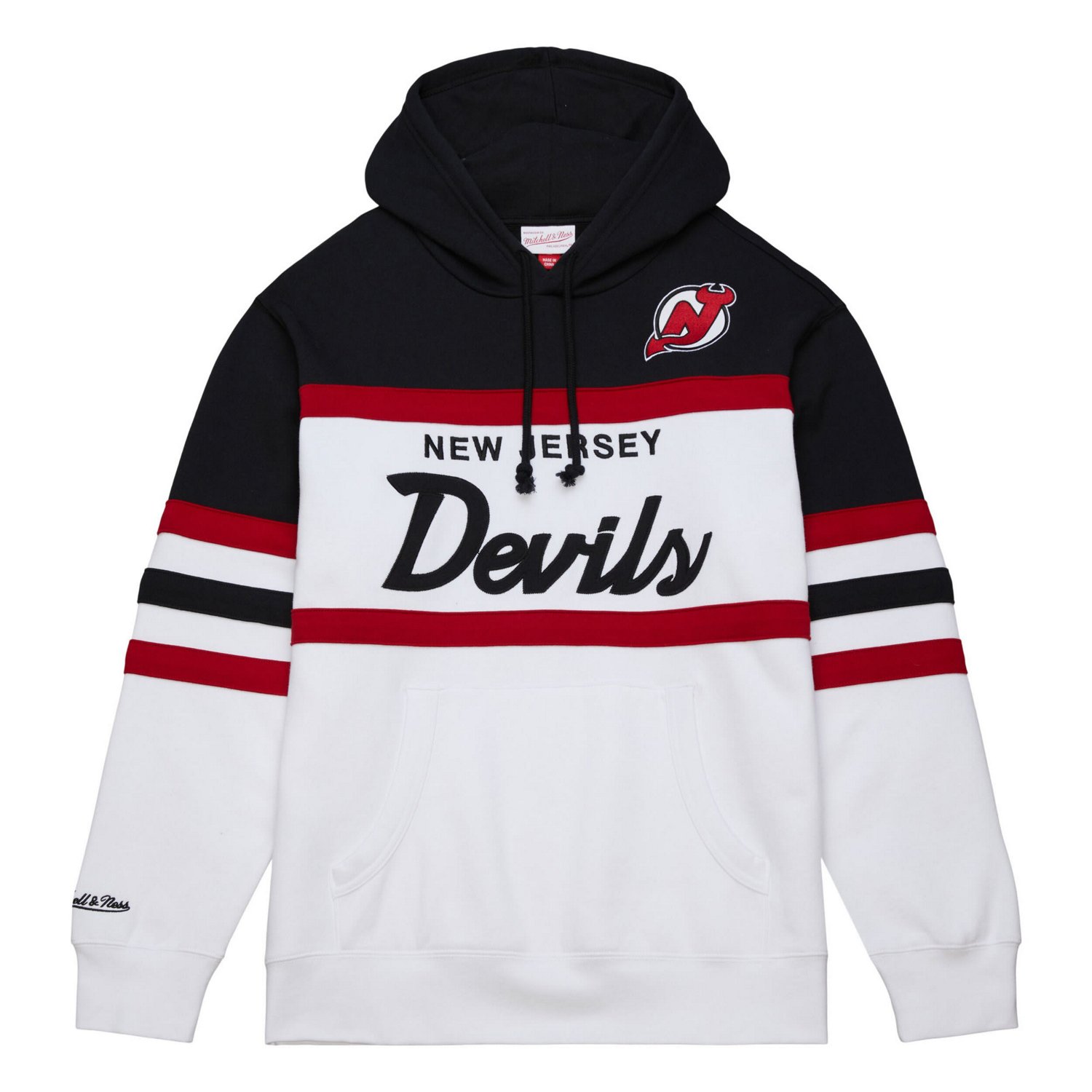Mitchell  Ness Black New Jersey Devils Head Coach Pullover Hoodie - view number 2