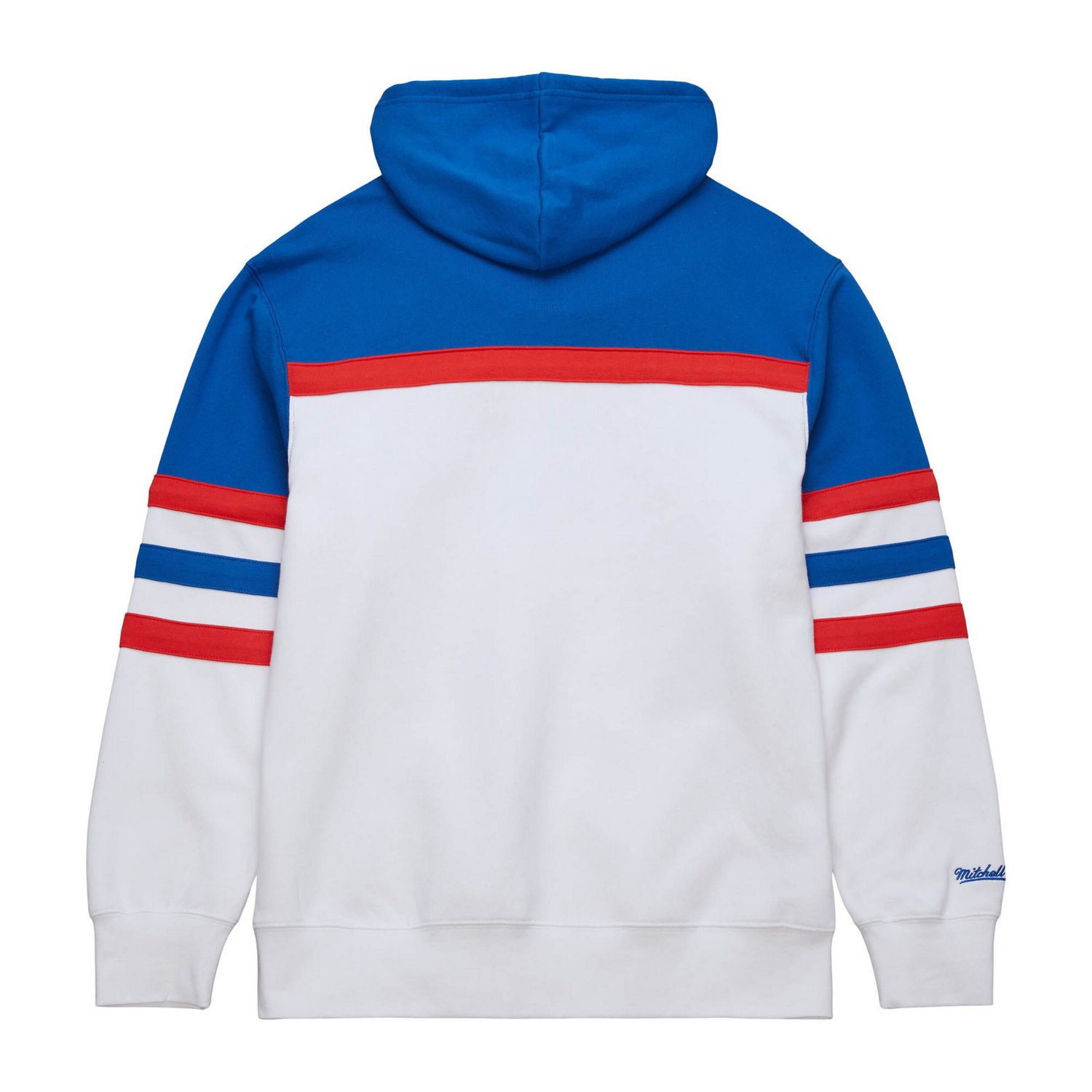 Mitchell  Ness Blue New York Rangers Head Coach Pullover Hoodie - view number 3