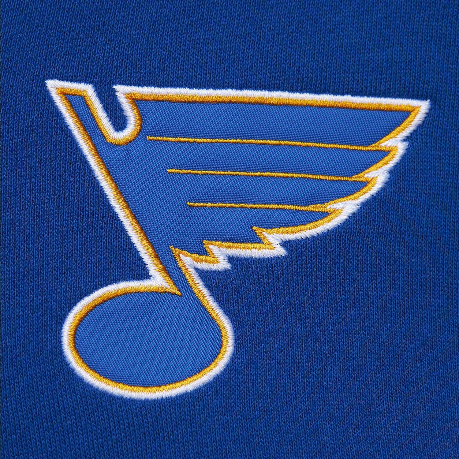 Mitchell  Ness Blue St Louis Blues Head Coach Pullover Hoodie                                                                    - view number 4