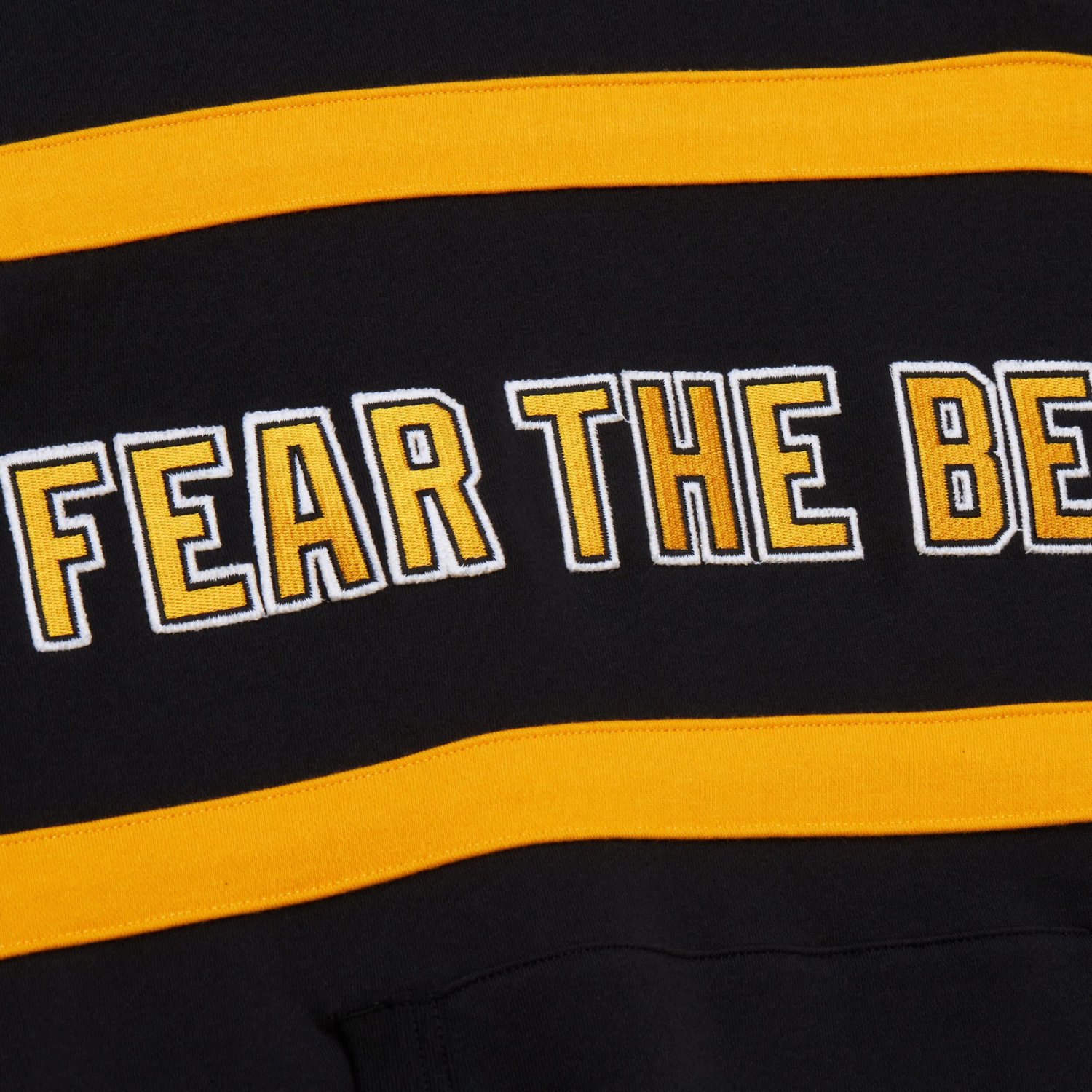 Mitchell  Ness Boston Bruins Head Coach Slogan Pullover Hoodie