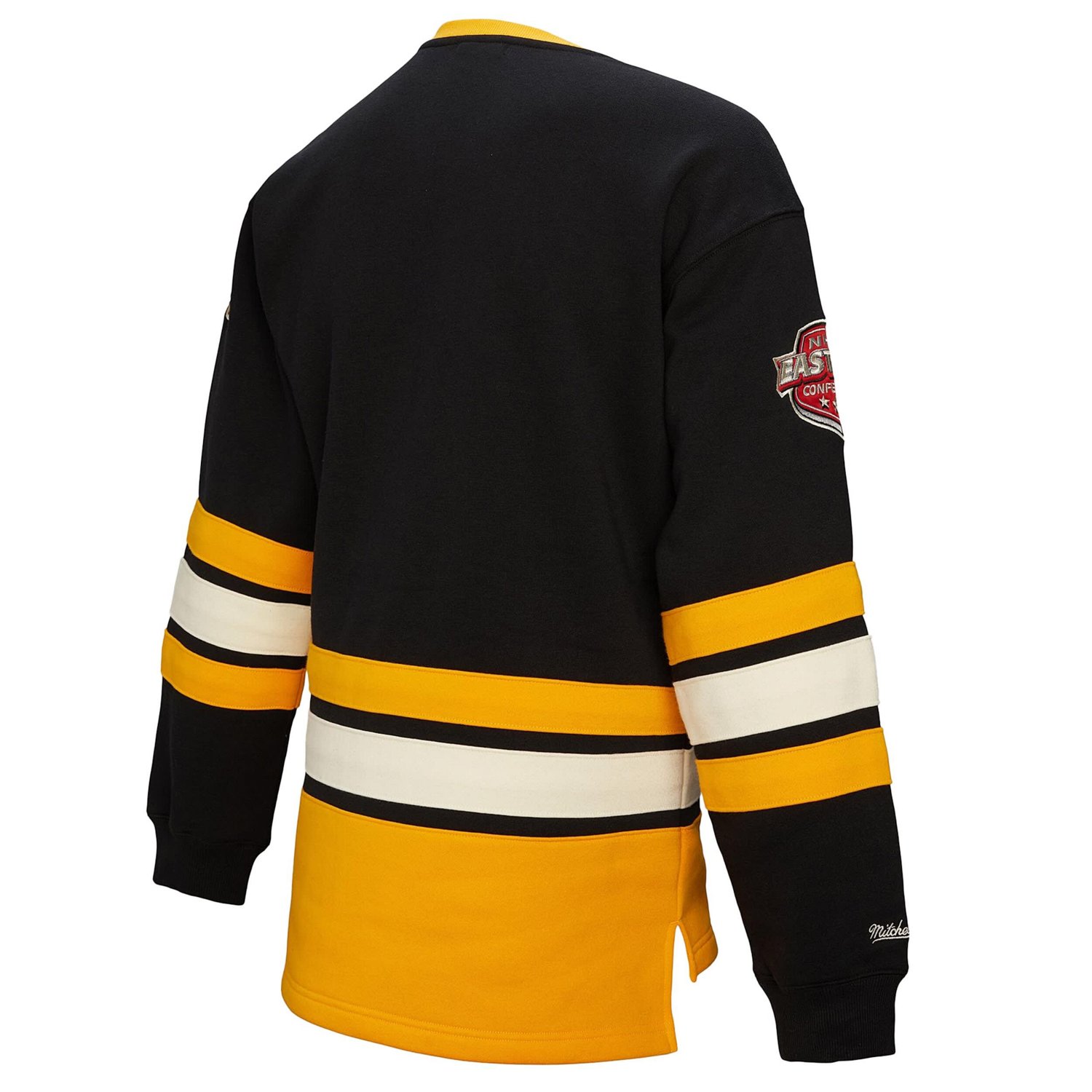 Mitchell  Ness Boston Bruins Heritage Lace-Up Pullover Sweatshirt - view number 3