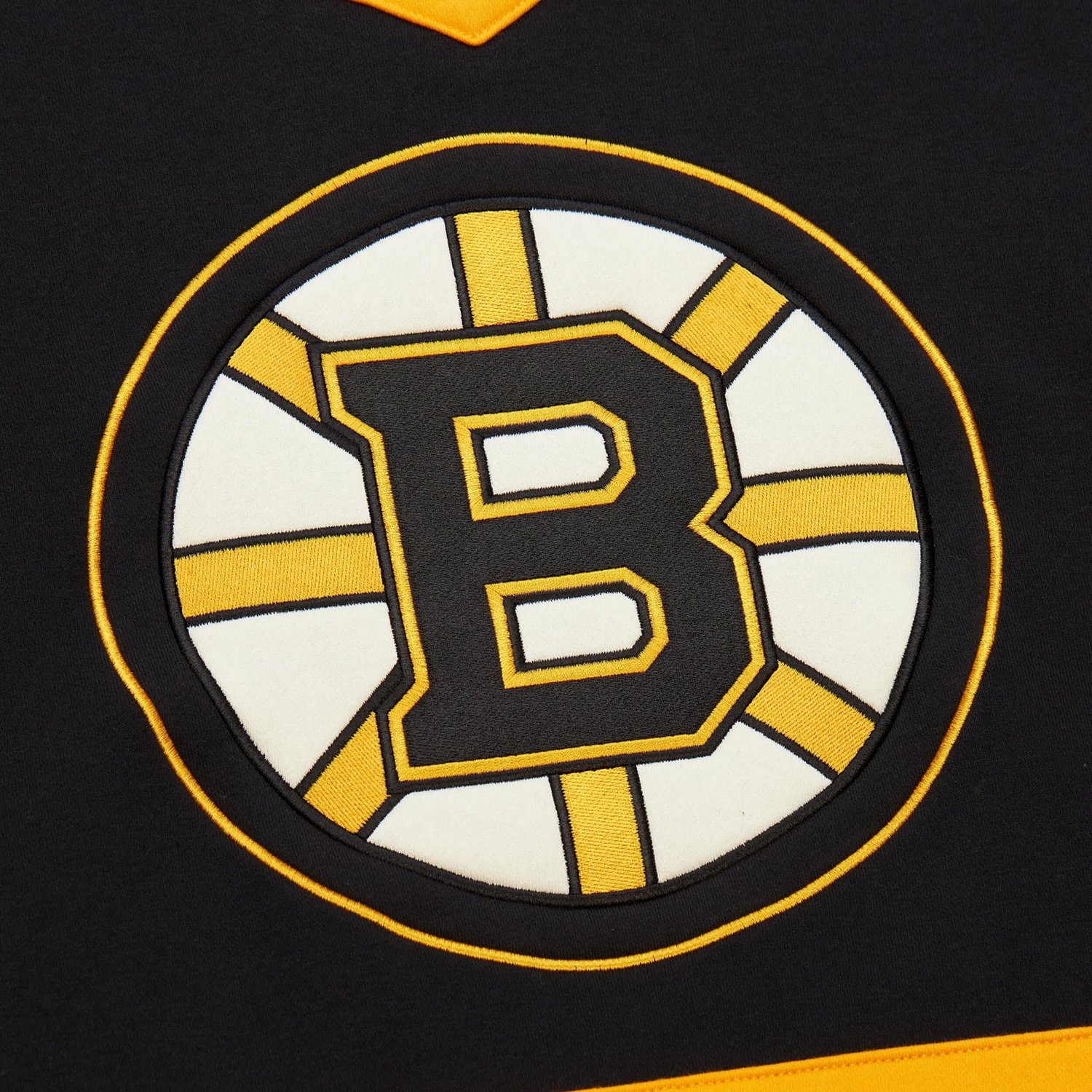 Mitchell  Ness Boston Bruins Heritage Lace-Up Pullover Sweatshirt - view number 4