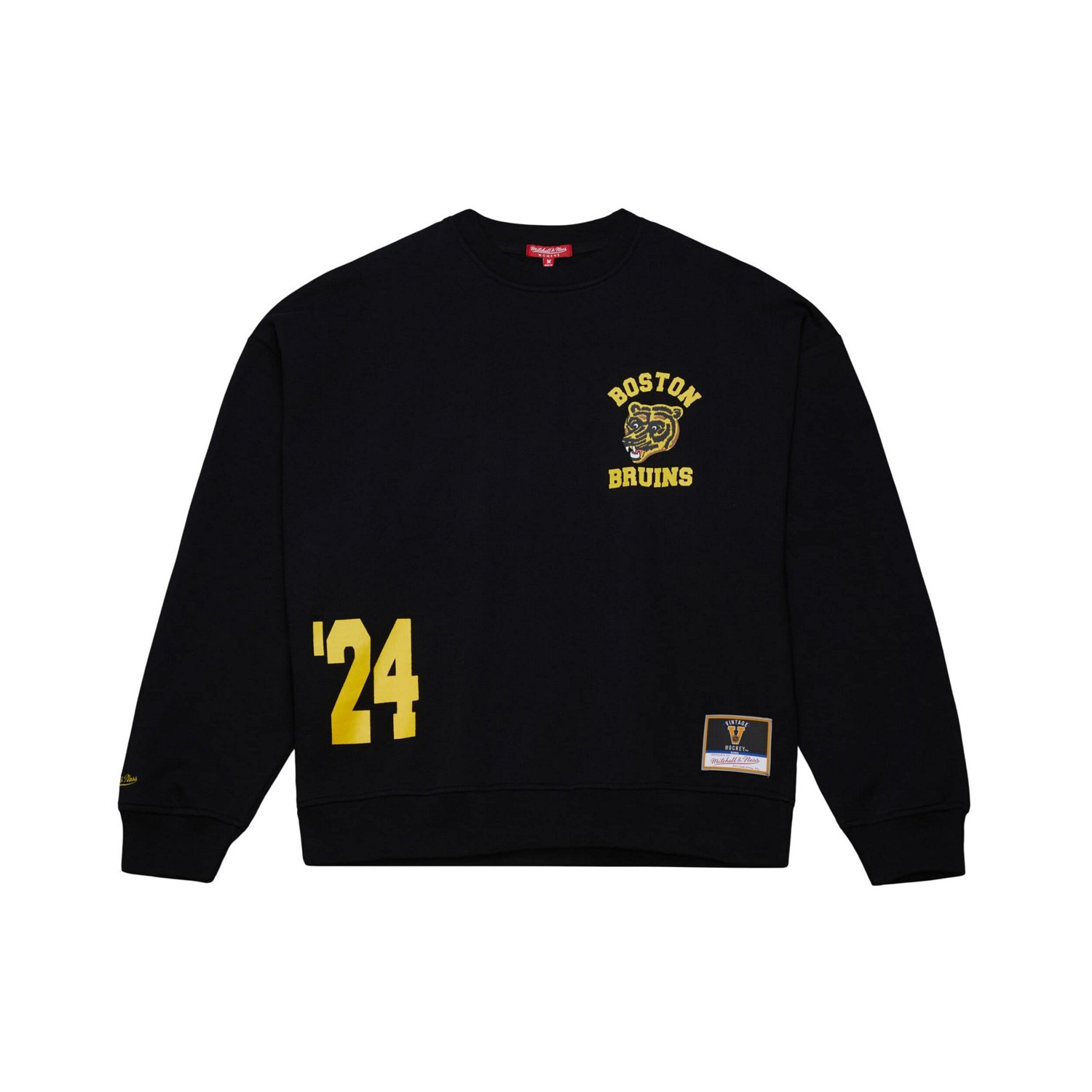 Mitchell  Ness Boston Bruins Vintage Crewneck Sweatshirt - view number 4