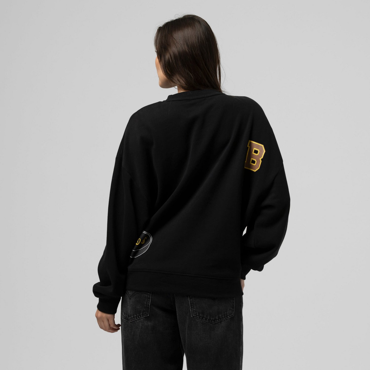 Mitchell  Ness Boston Bruins Vintage Crewneck Sweatshirt - view number 2