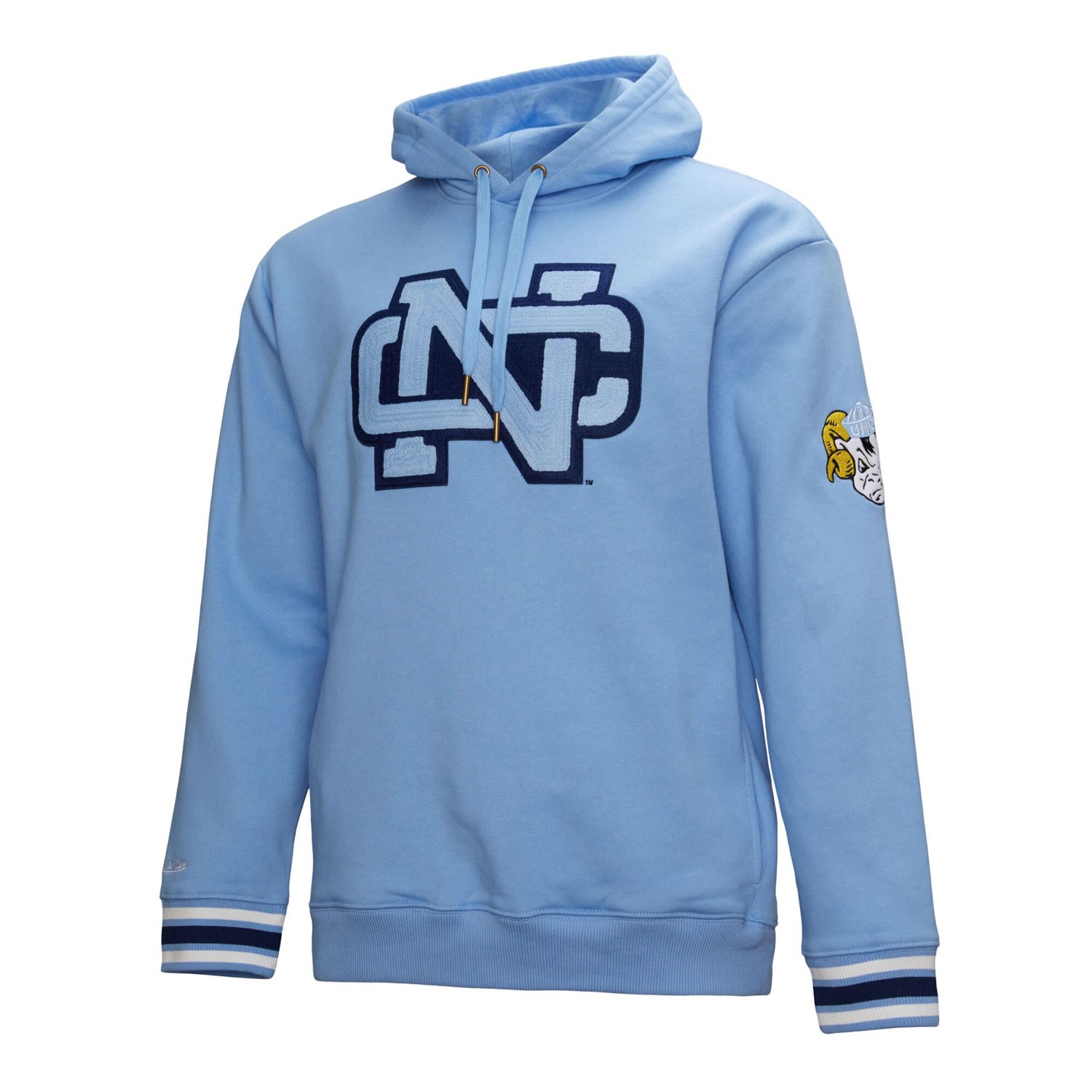 Mitchell  Ness Carolina North Carolina Tar Heels Chainstich Fleece Pullover Hoodie                                               - view number 2