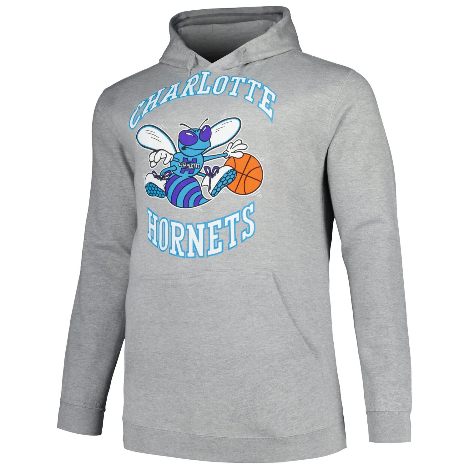 Mitchell  Ness Charlotte Hornets Hardwood Classics Big  Tall Pullover Hoodie                                                     - view number 2