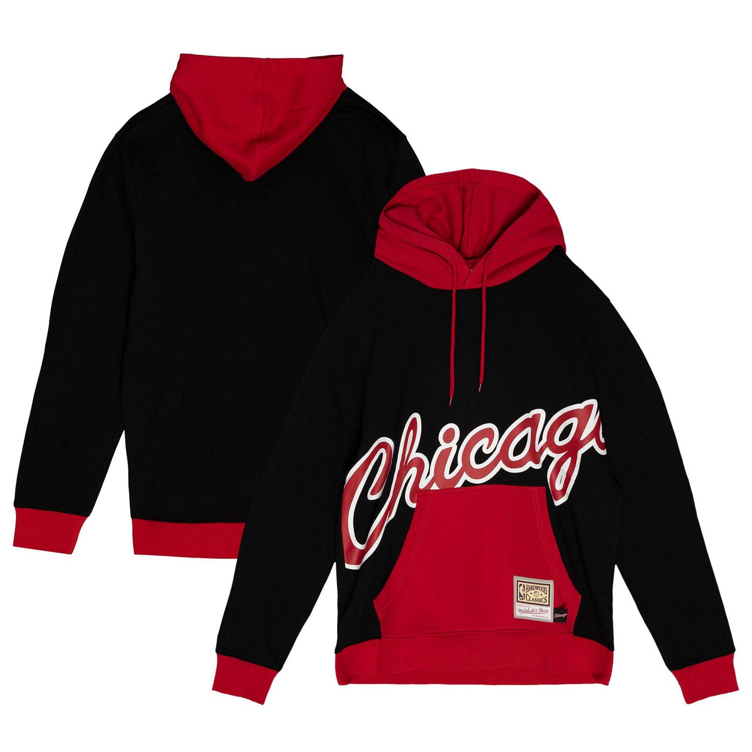 Mitchell  Ness Chicago Bulls Hardwood Classics Big Face 50 Pullover Hoodie                                                       - view number 1