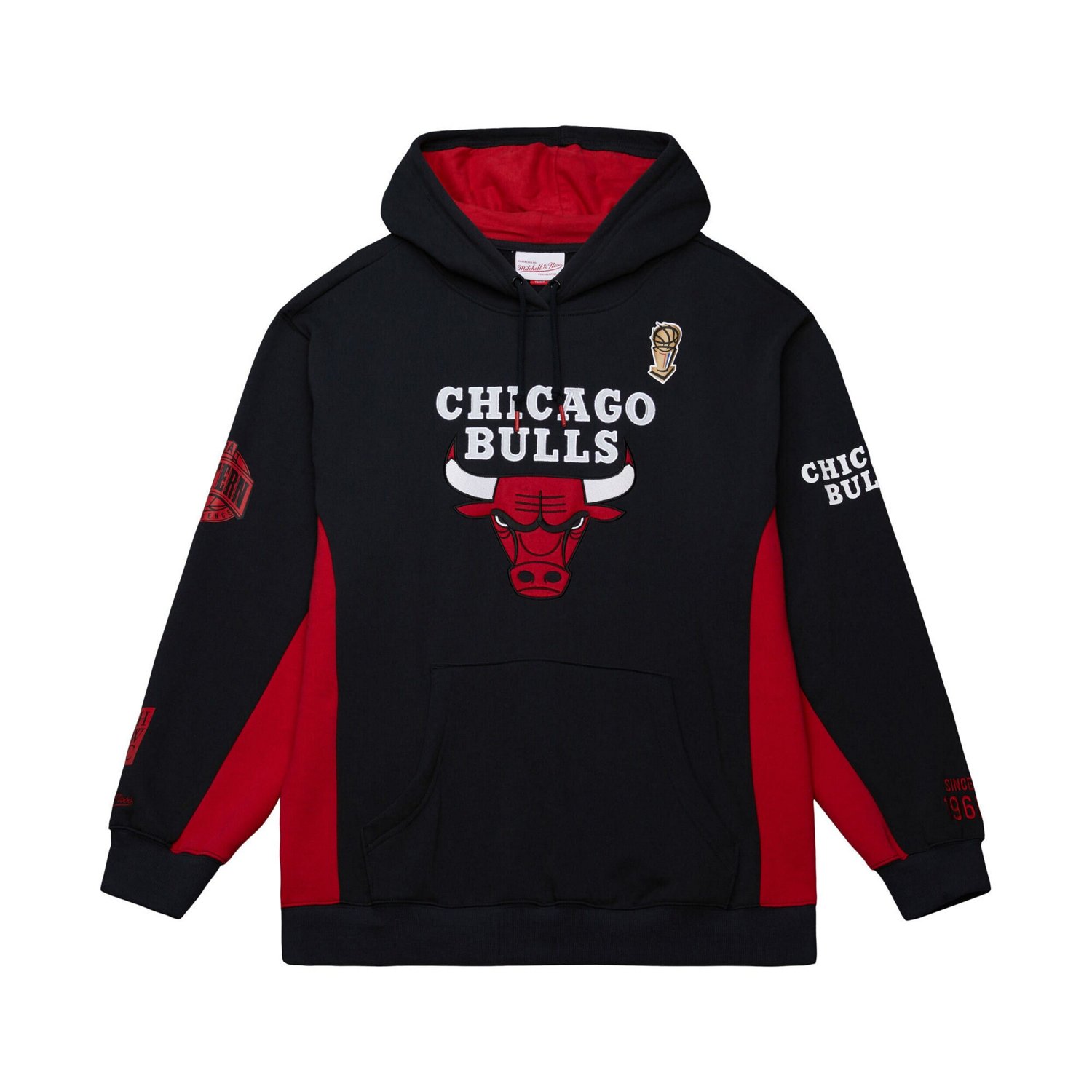 Mitchell  Ness Chicago Bulls Hardwood Classics Team Origins Fleece Pullover Hoodie                                               - view number 2