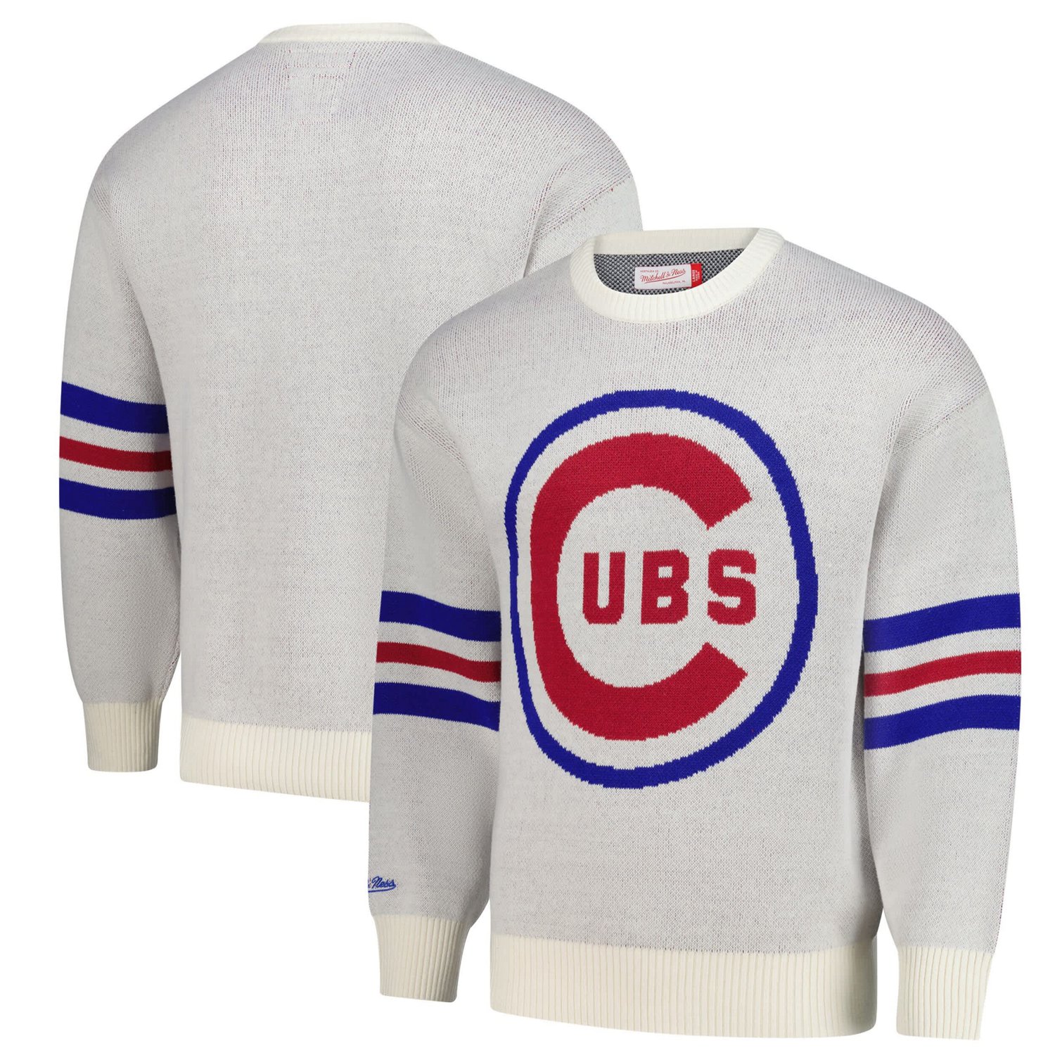 Mitchell  Ness Chicago Cubs Retro Pullover Sweater