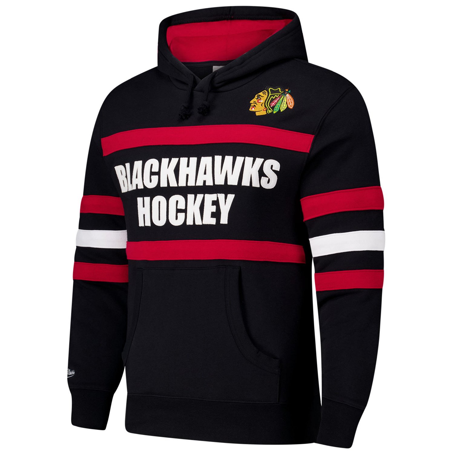 Mitchell  Ness Chicago hawks Head Coach Slogan Pullover Hoodie - view number 2