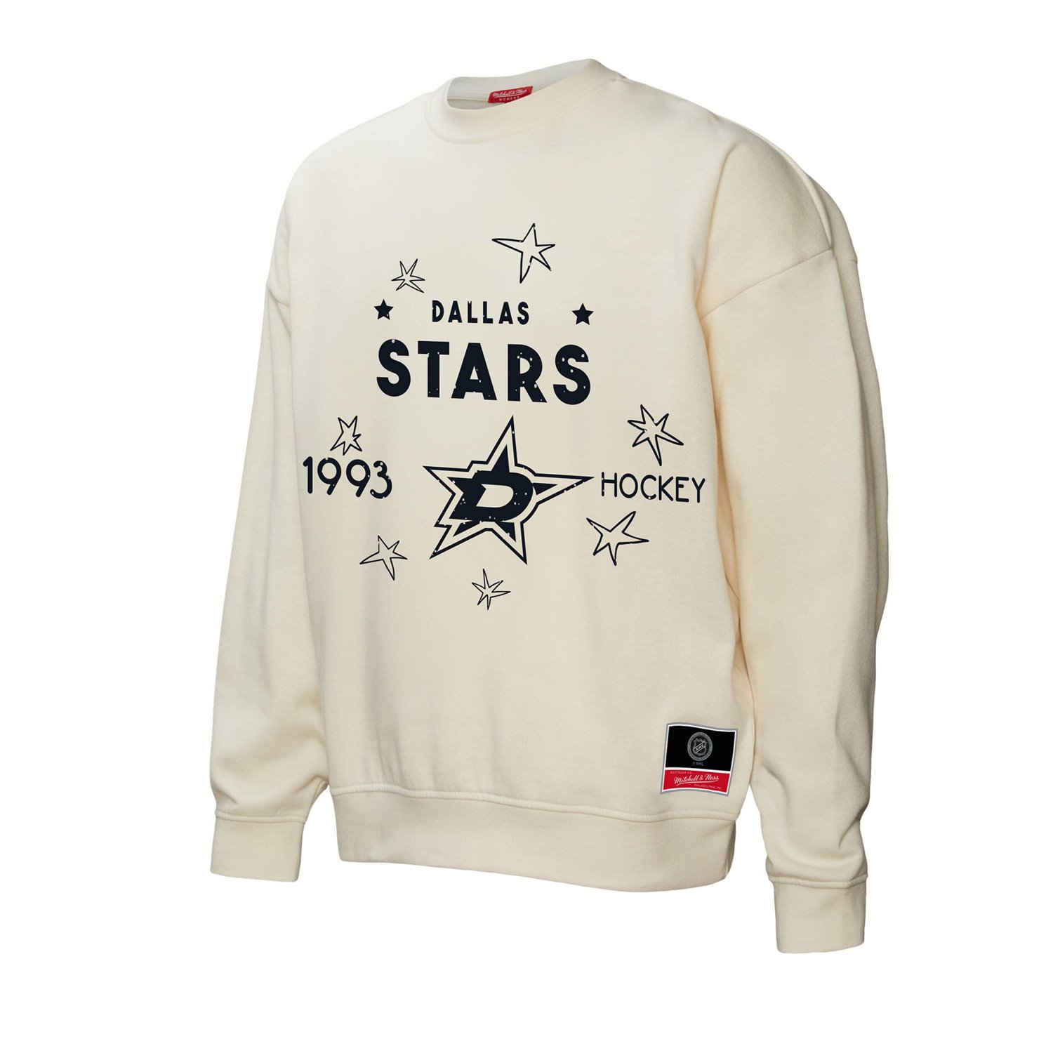 Mitchell  Ness Dallas Stars Logo 30 Pullover Sweatshirt                                                                          - view number 2