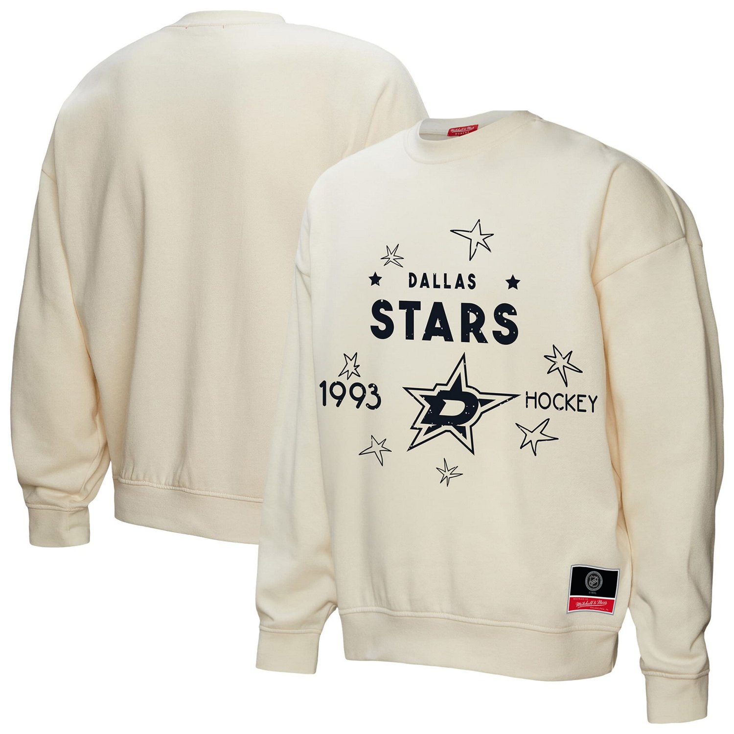 Mitchell  Ness Dallas Stars Logo 30 Pullover Sweatshirt                                                                          - view number 1