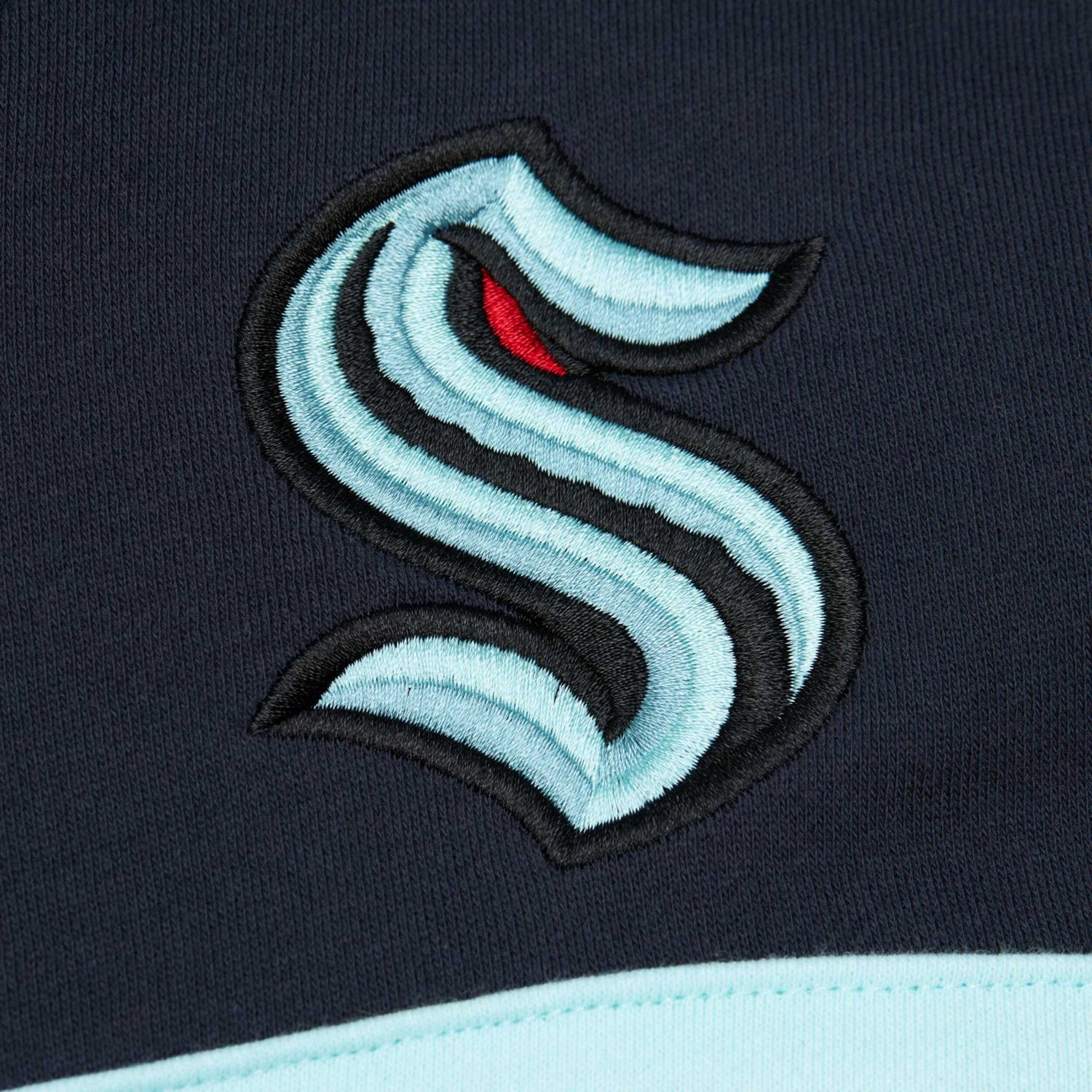 Mitchell  Ness Deep Sea Seattle Kraken Head Coach Pullover Hoodie - view number 4