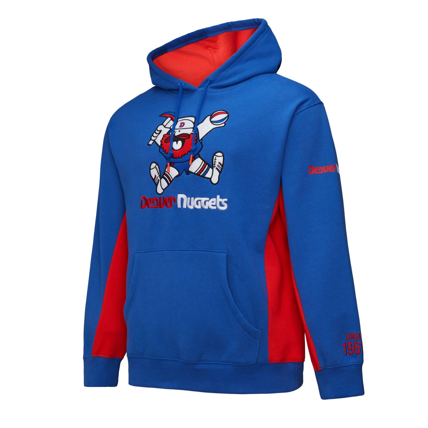 Mitchell  Ness Denver Nuggets Hardwood Classics Team Origins Fleece Pullover Hoodie                                              - view number 2