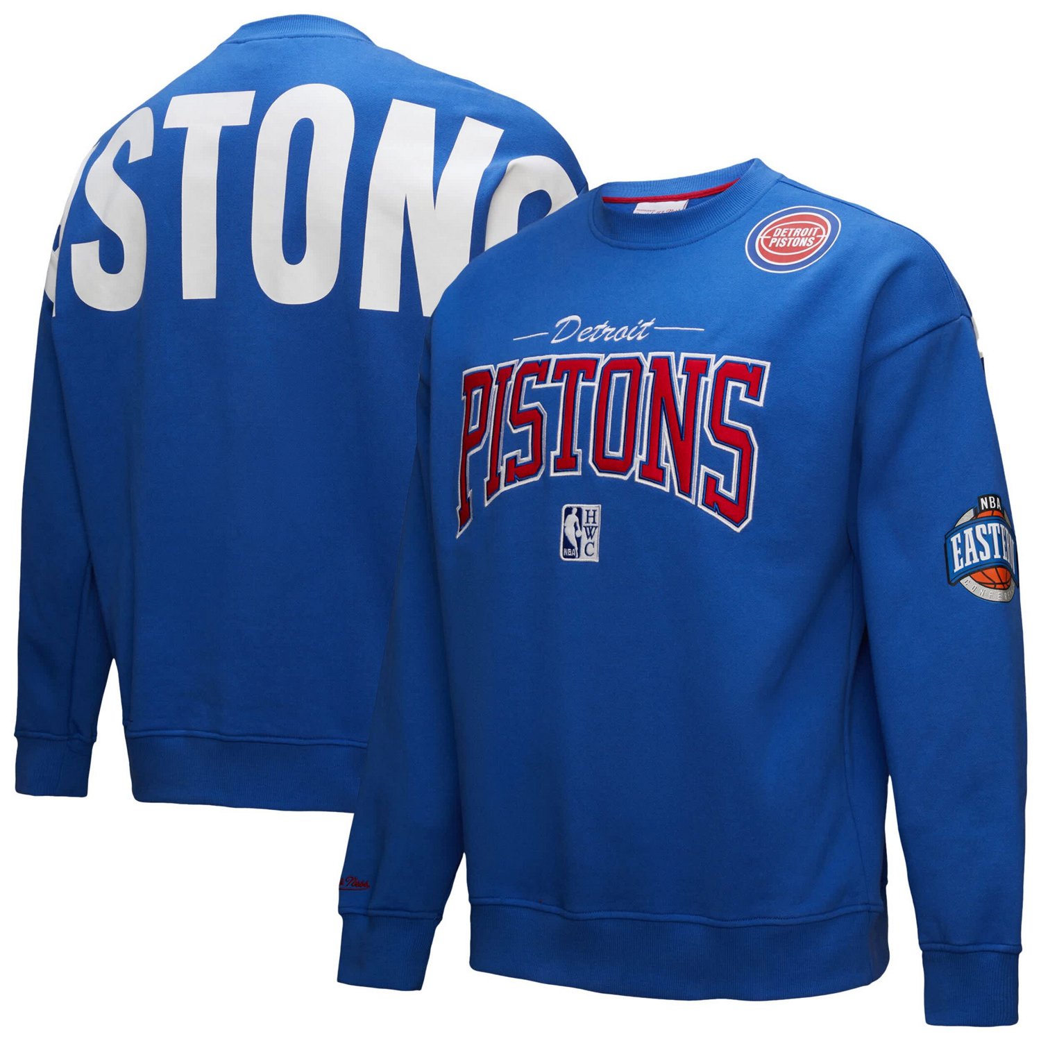 Mitchell  Ness Detroit Pistons Hardwood Classics There  Back 20 Vintage Pullover Sweatshirt - view number 1