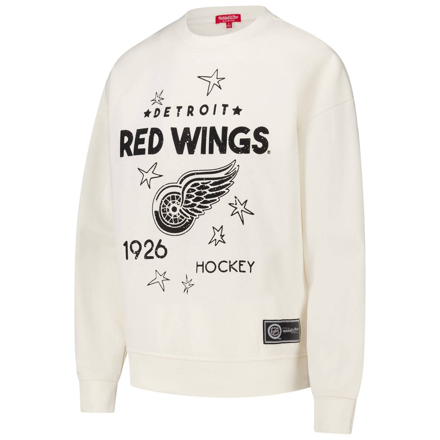 Mitchell  Ness Detroit Red Wings Logo 30 Pullover Sweatshirt