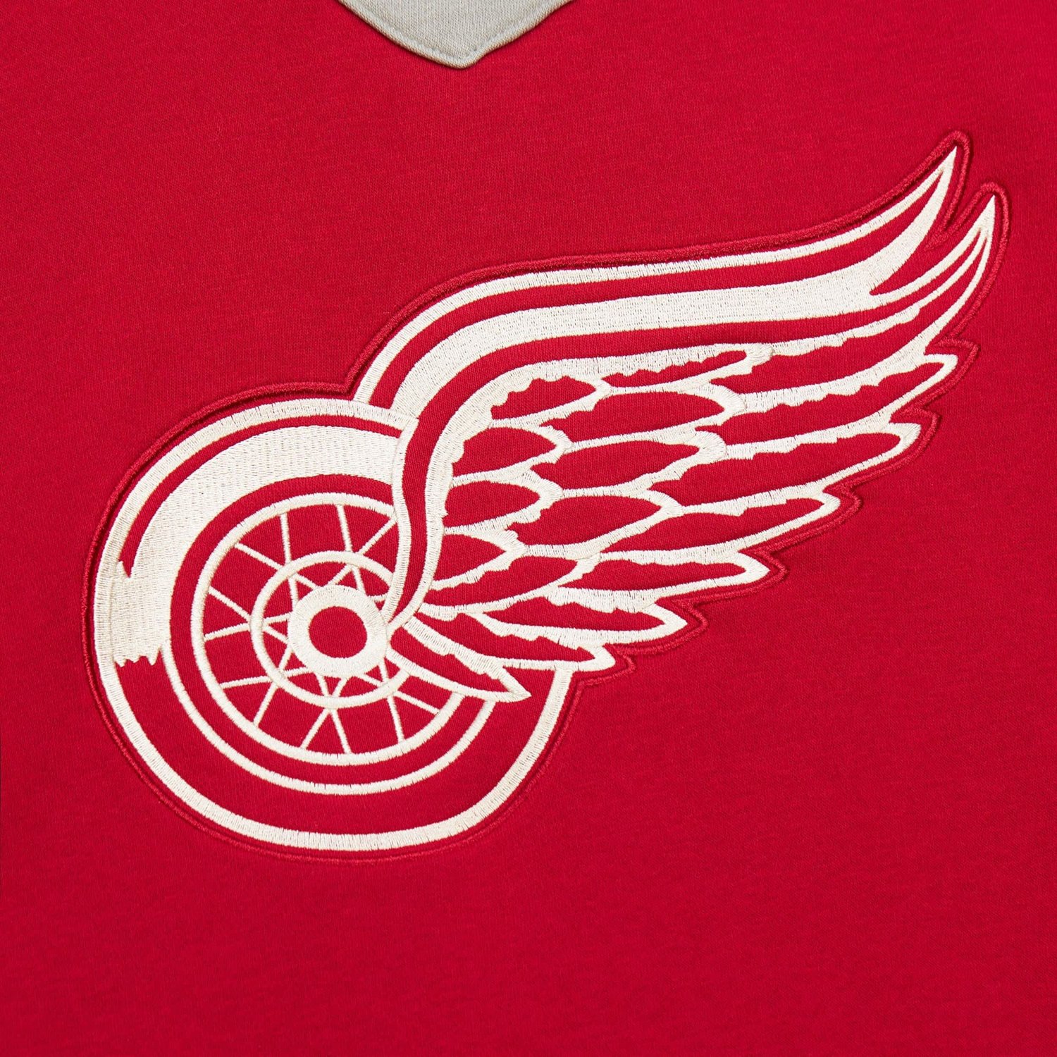 Mitchell  Ness Detroit Wings Heritage Lace-Up Pullover Sweatshirt - view number 4