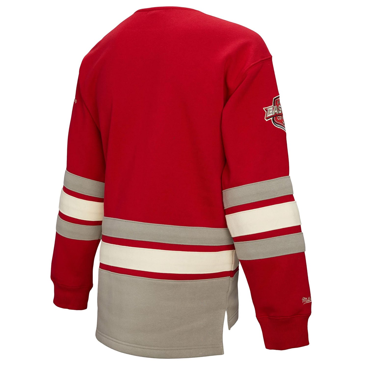 Mitchell  Ness Detroit Wings Heritage Lace-Up Pullover Sweatshirt - view number 3