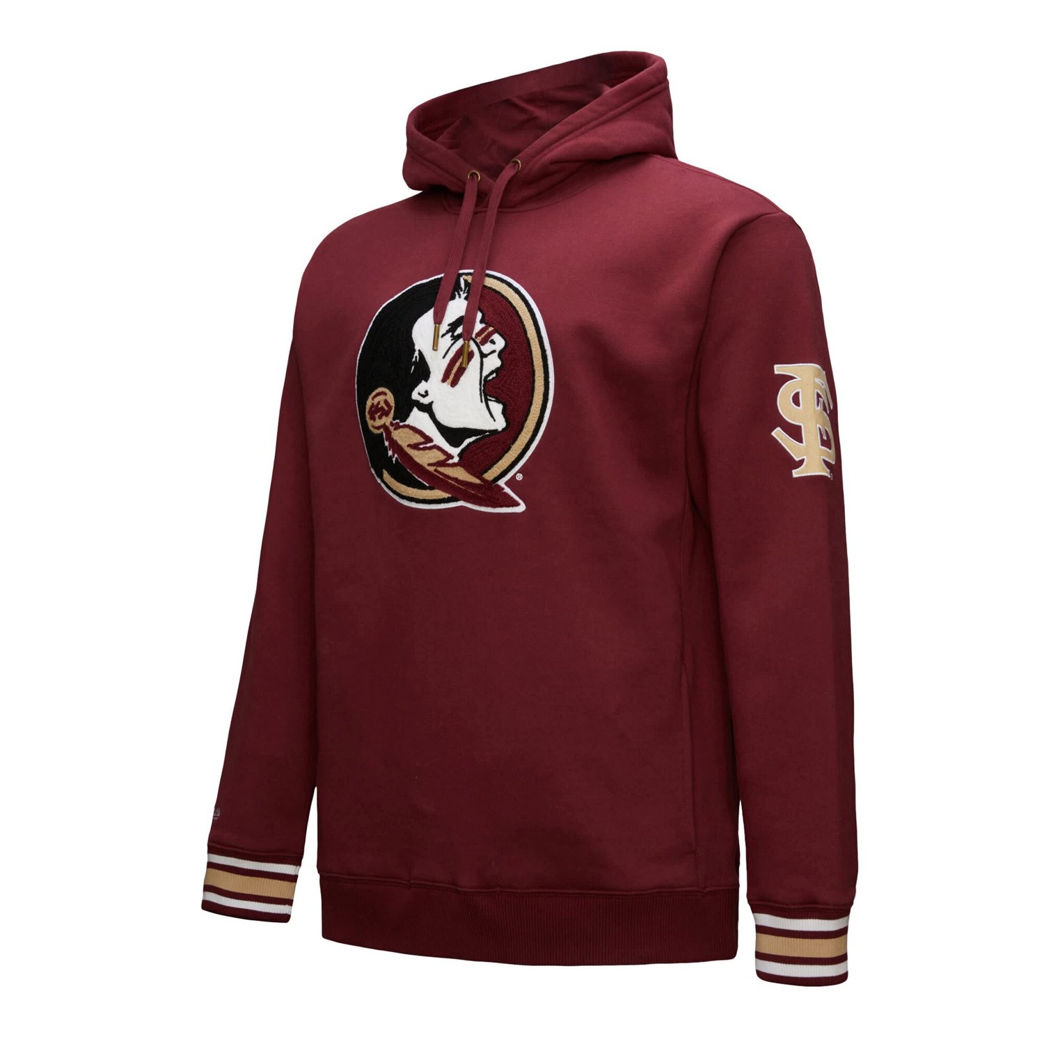 Mitchell  Ness Florida State Seminoles Chainstich Fleece Pullover Hoodie                                                         - view number 2