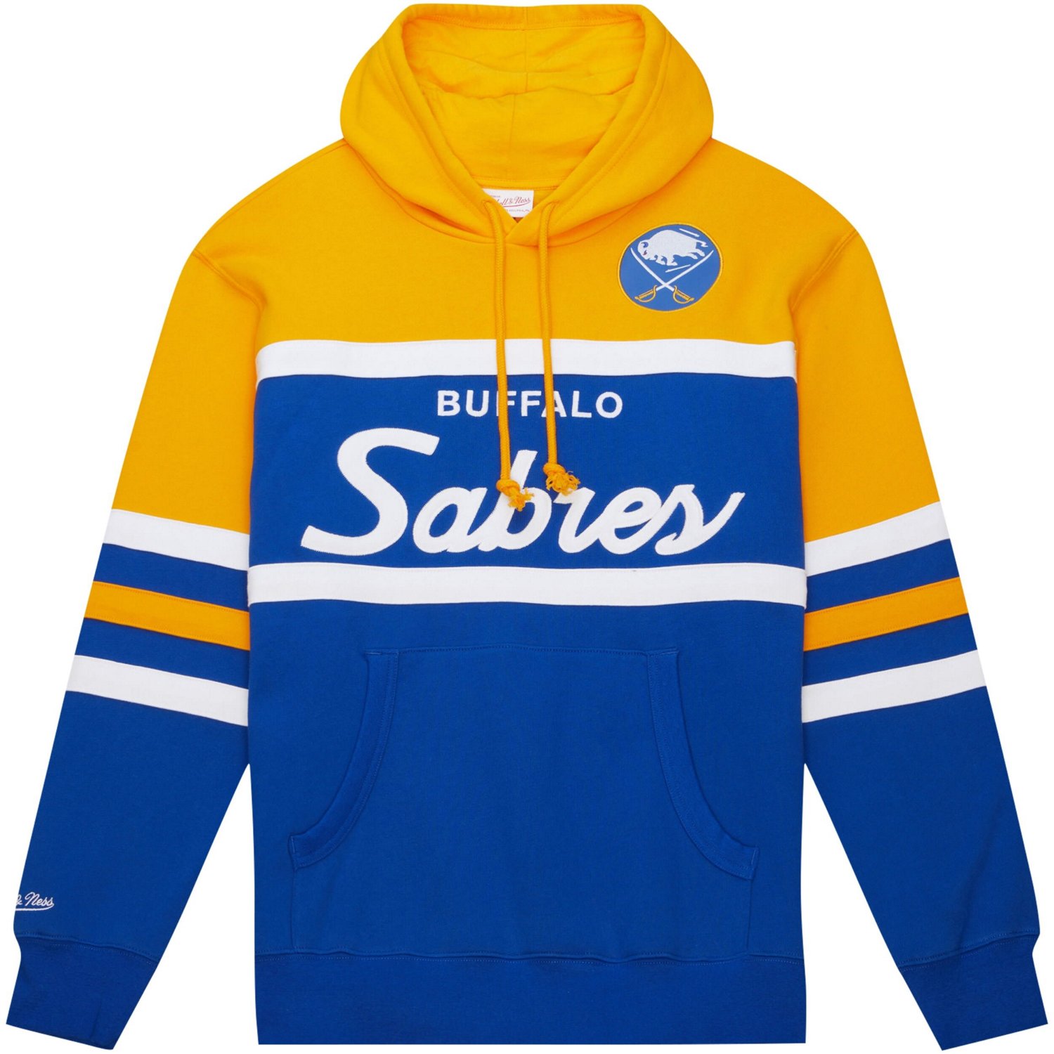 Mitchell  Ness Gold Buffalo Sabres Head Coach Pullover Hoodie - view number 2