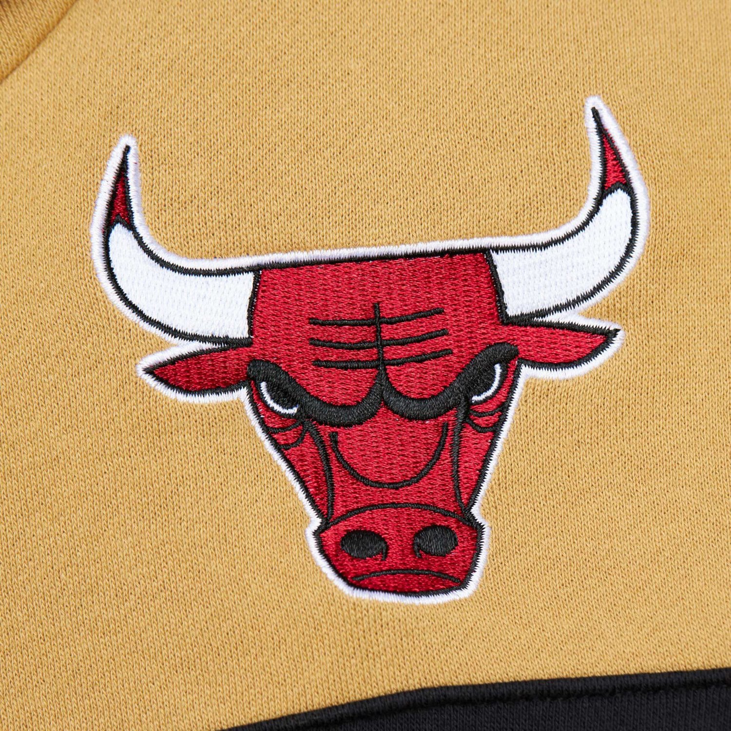 Mitchell  Ness /Gold Chicago Bulls Head Coach Pullover Hoodie