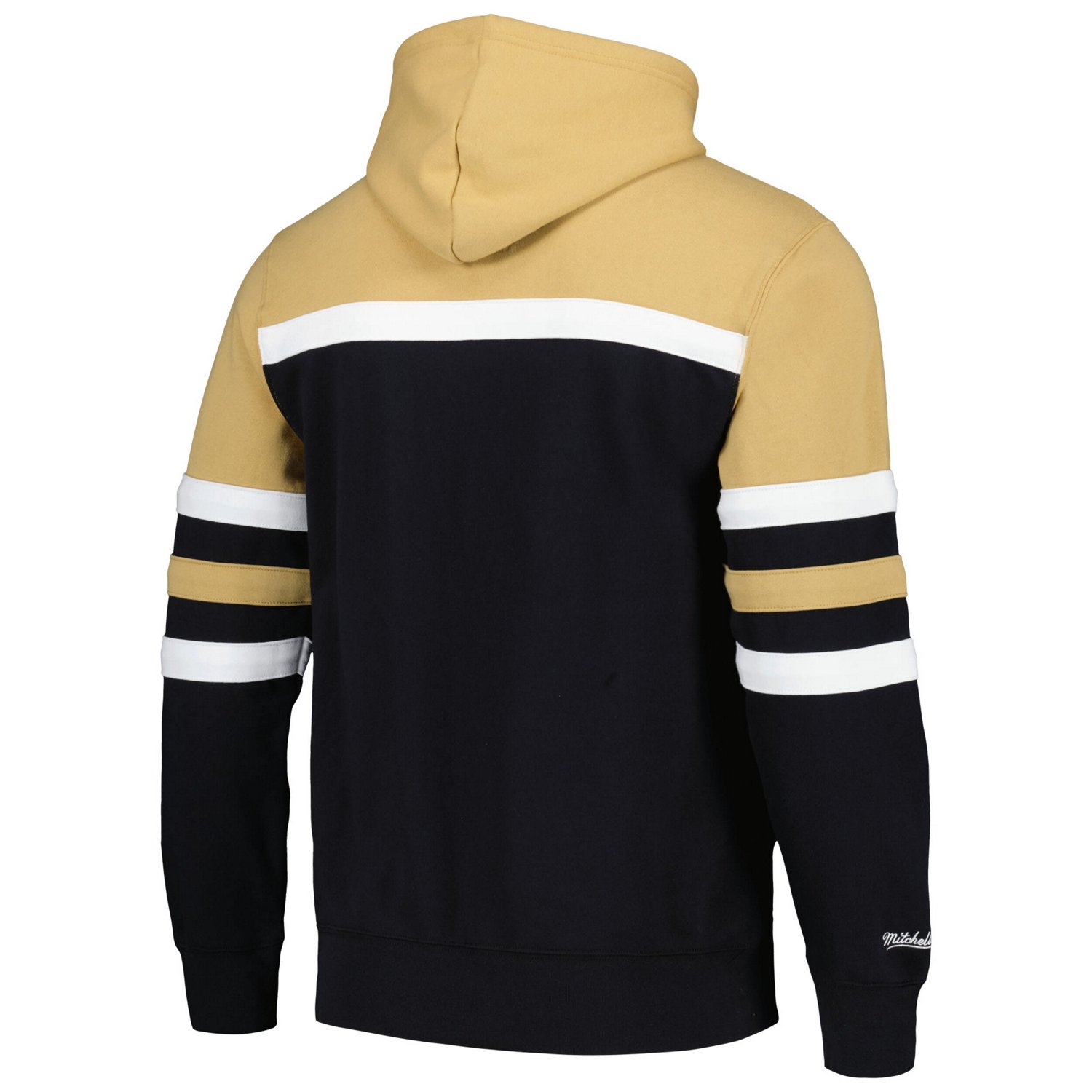 Mitchell  Ness Gold Vegas Golden Knights Head Coach Pullover Hoodie