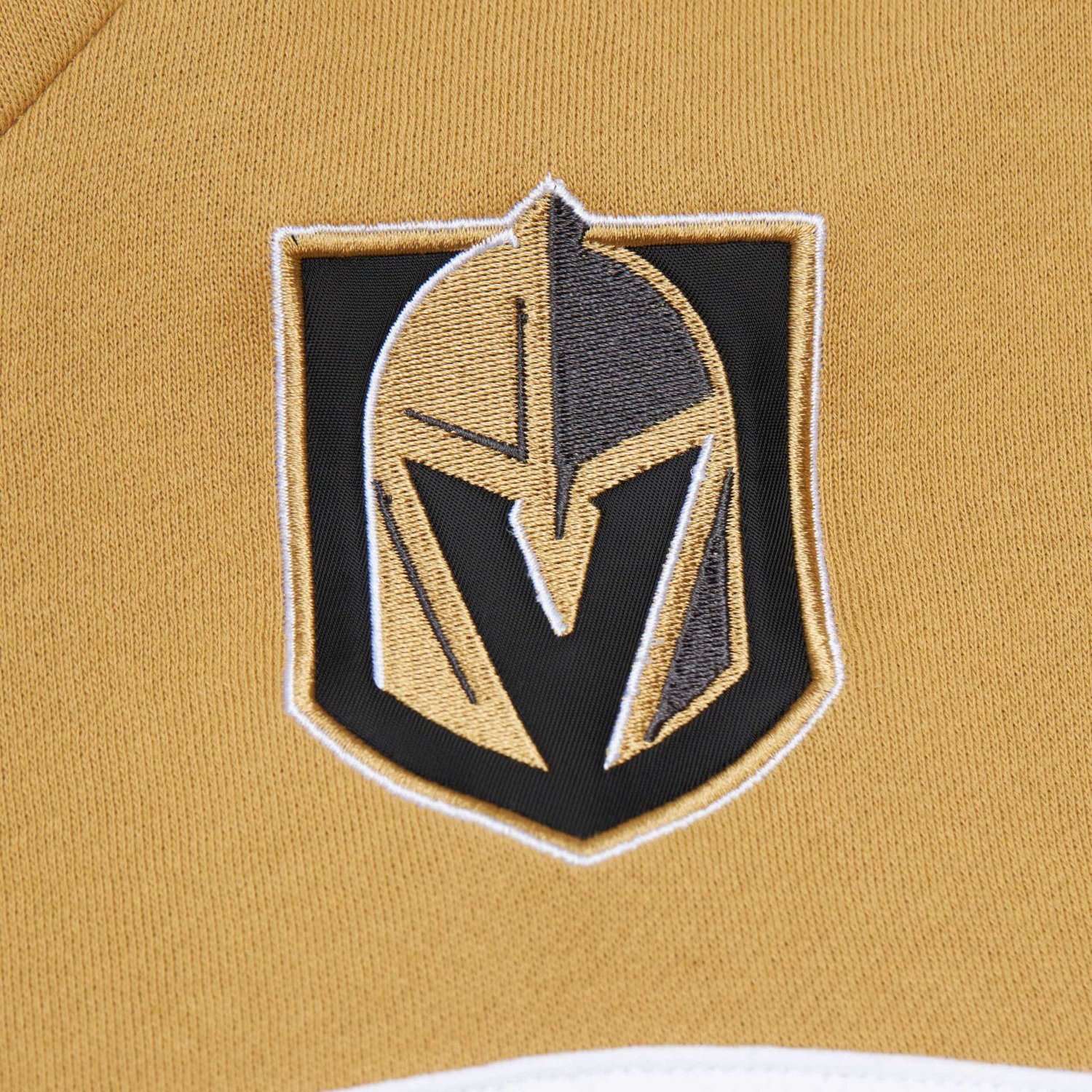 Mitchell  Ness Gold Vegas Golden Knights Head Coach Pullover Hoodie