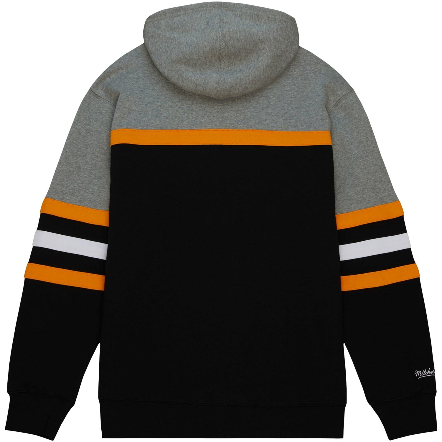 Mitchell  Ness Gray Boston Bruins Head Coach Pullover Hoodie - view number 3