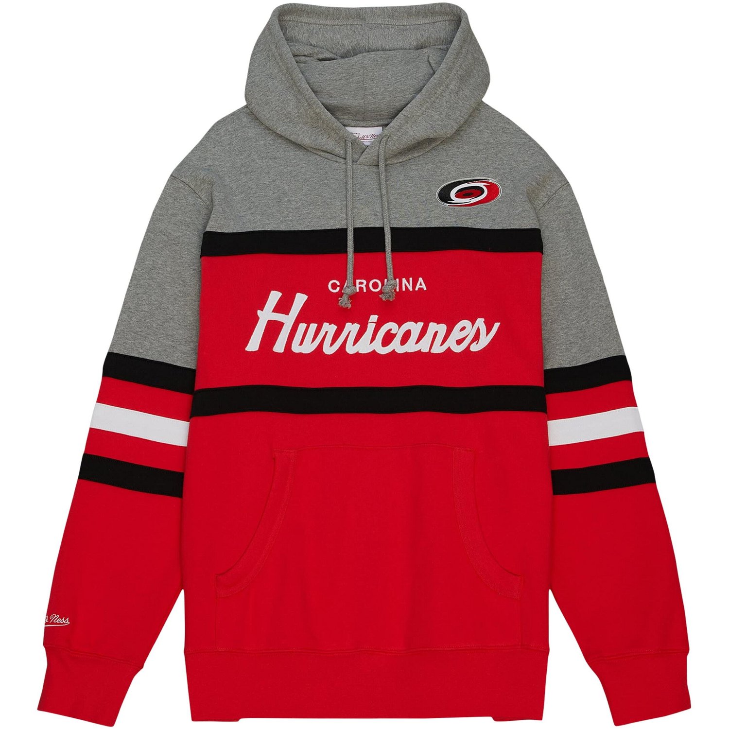 Mitchell  Ness Gray Carolina Hurricanes Head Coach Pullover Hoodie                                                               - view number 2