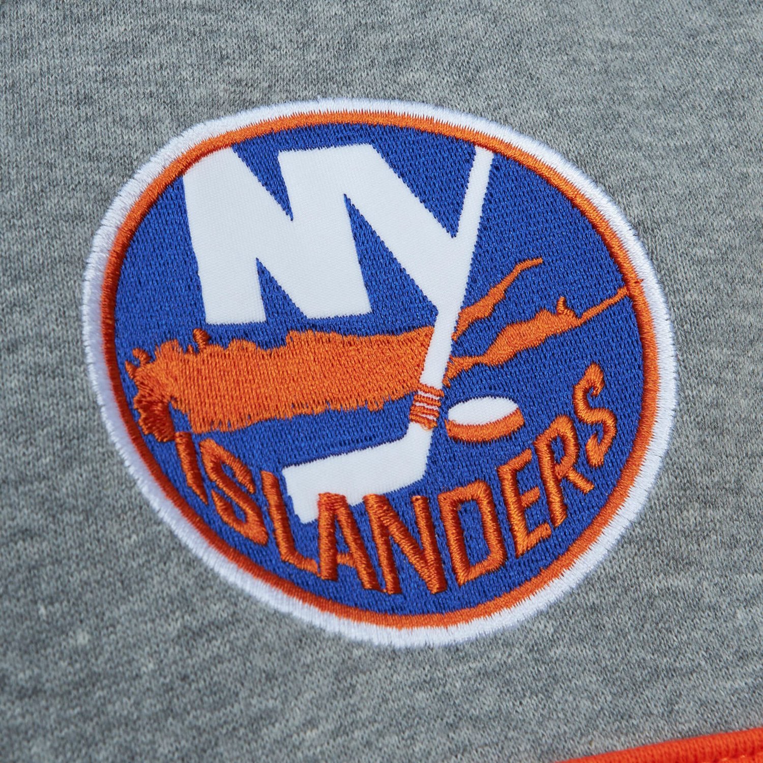 Mitchell  Ness Gray New York Islanders Head Coach Pullover Hoodie - view number 4