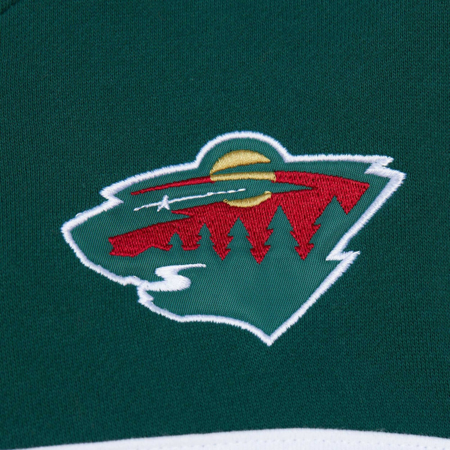 Mitchell  Ness Green Minnesota Wild Head Coach Pullover Hoodie - view number 4