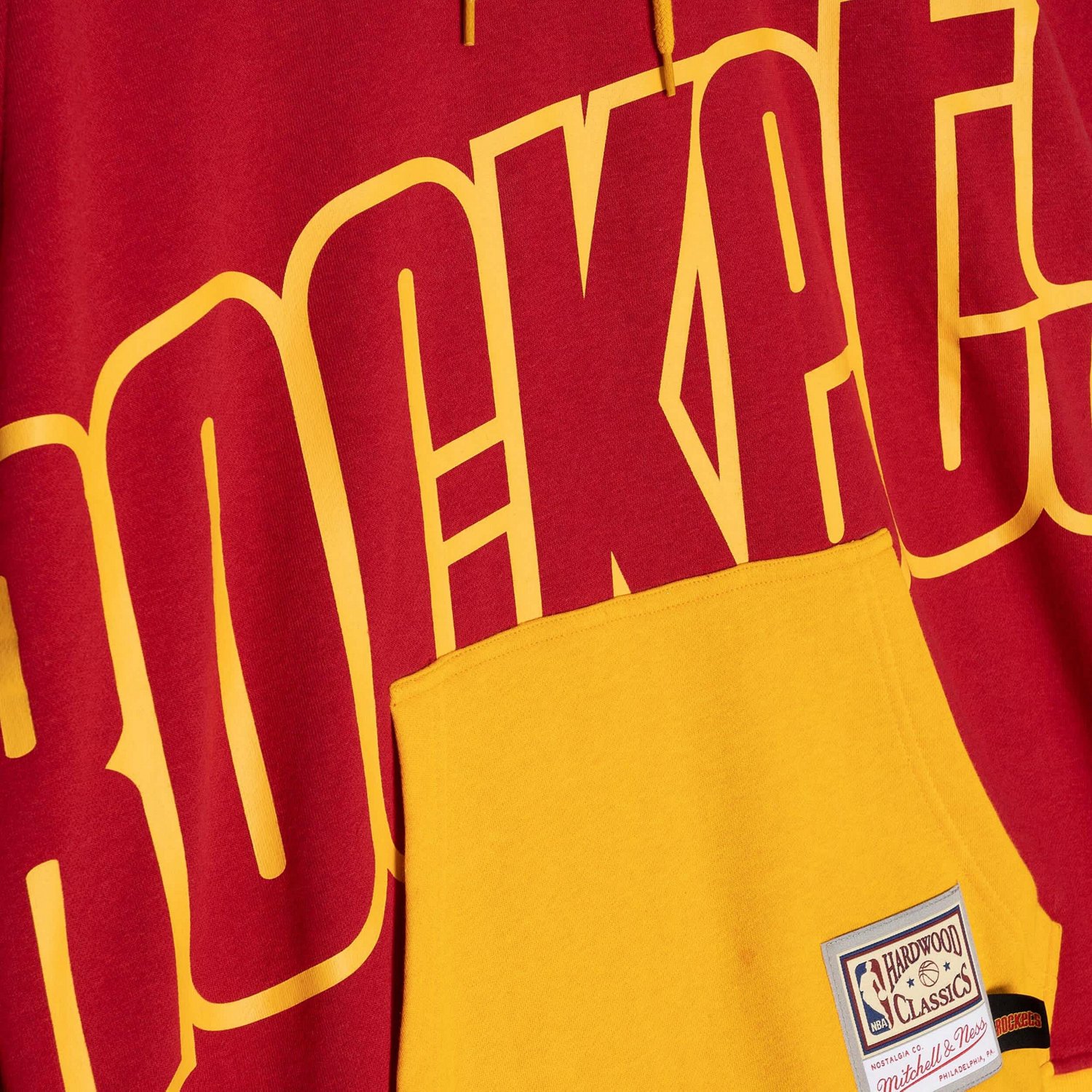 Mitchell  Ness Houston Rockets Hardwood Classics Big Face 50 Pullover Hoodie - view number 4