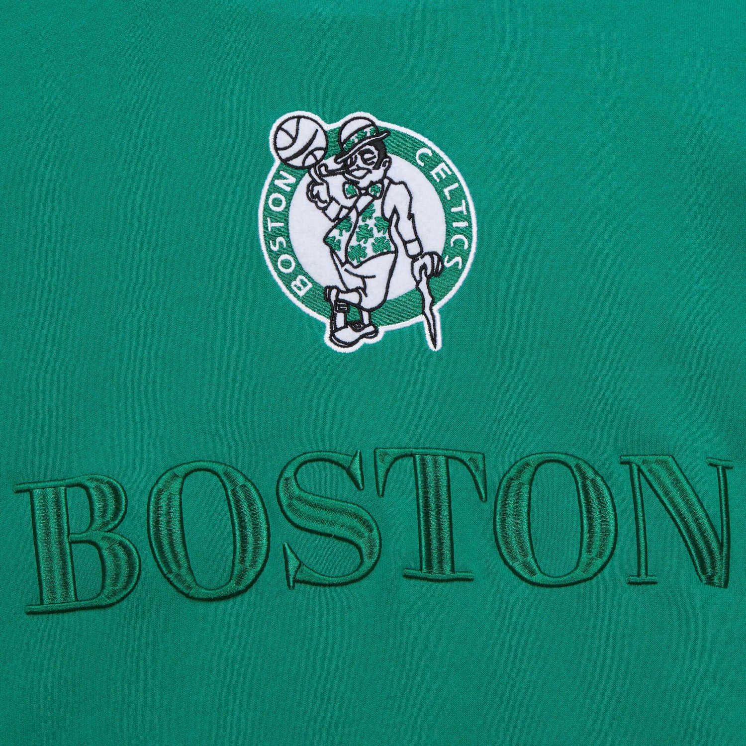 Mitchell  Ness Kelly Boston Celtics Hardwood Classics Team OG 30 Pullover Hoodie