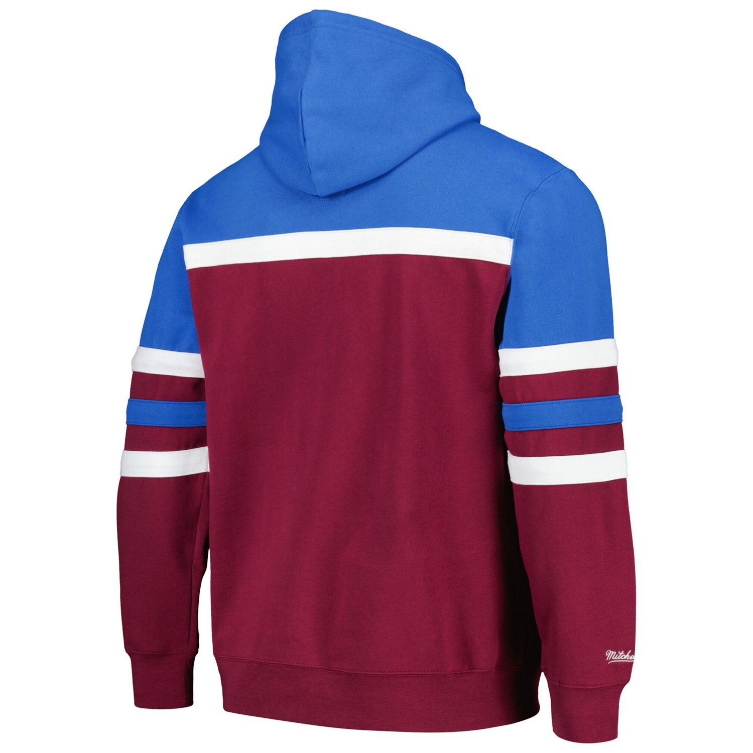 Mitchell  Ness Light Colorado Avalanche Head Coach Pullover Hoodie - view number 3