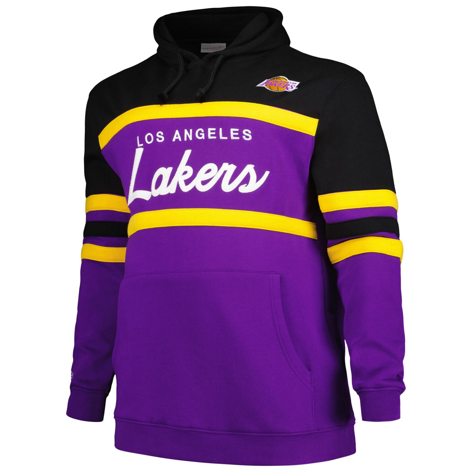 Mitchell  Ness Los Angeles Lakers Big  Tall Hardwood Classics Head Coach Pullover Hoodie - view number 2