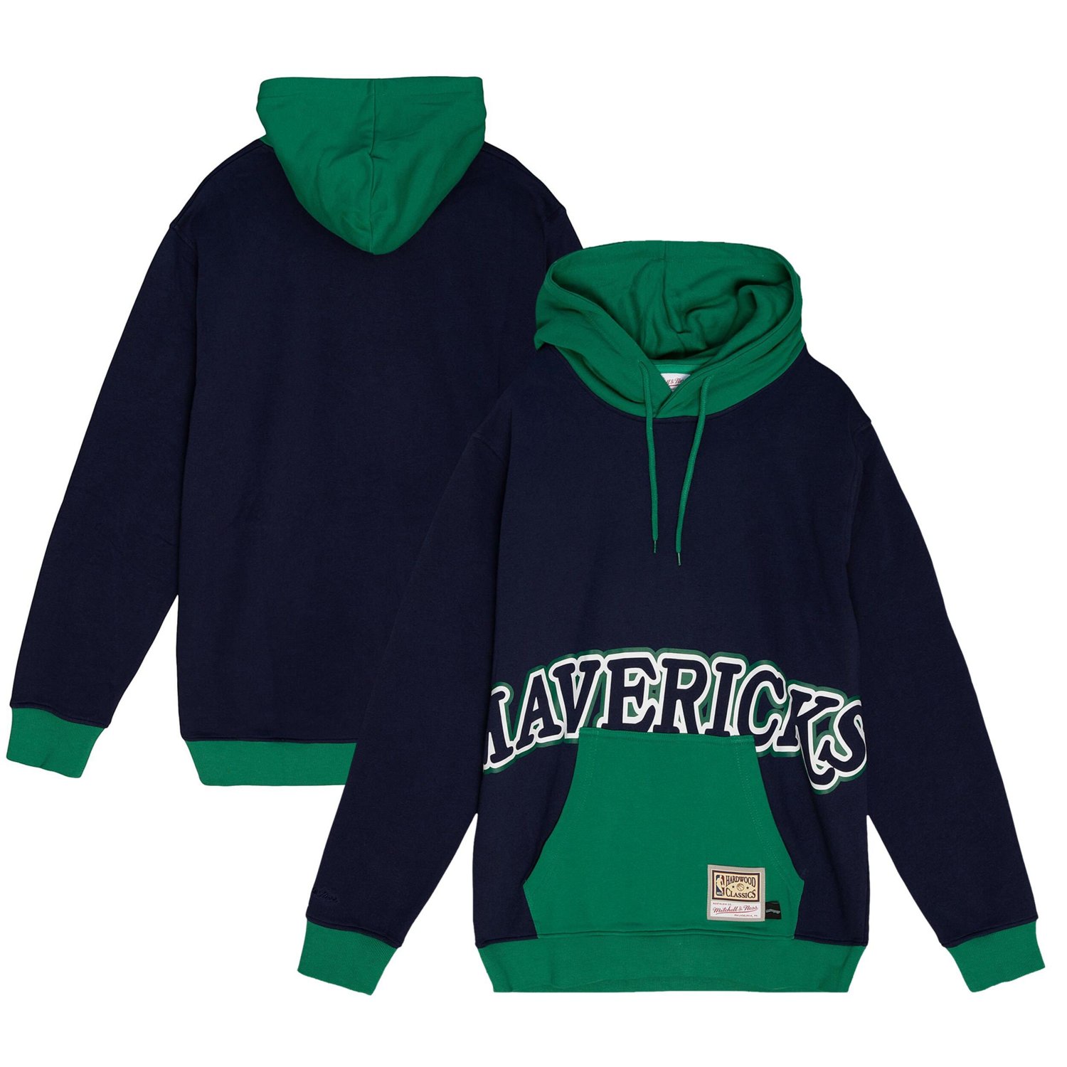 Mitchell & Ness Men’s Dallas Mavericks Hardwood Classics Big Face 5.0 Pullover Hoodie