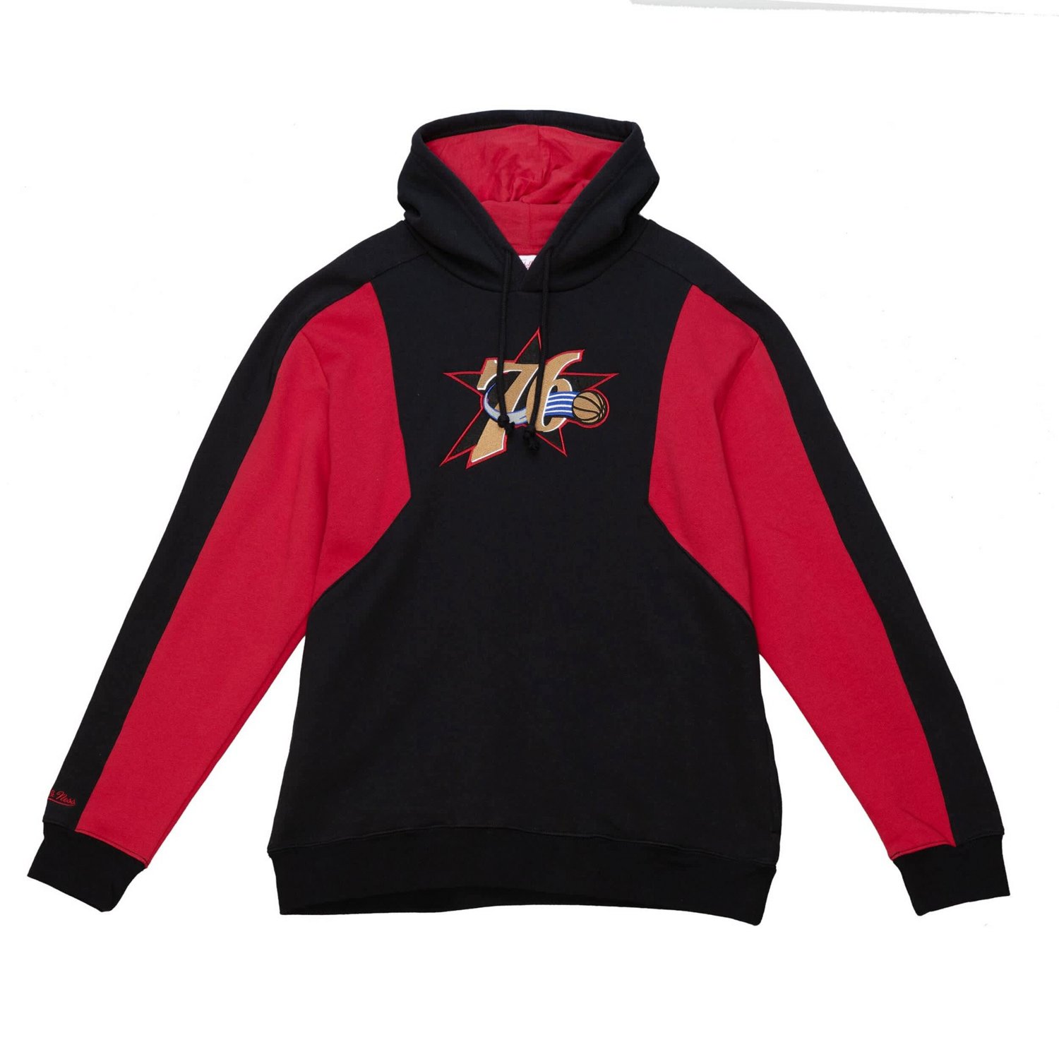 Mitchell & Ness Men's Philadelphia 76ers Color Block 2.0 Fleece Pullover Hoodie                                                  - view number 2