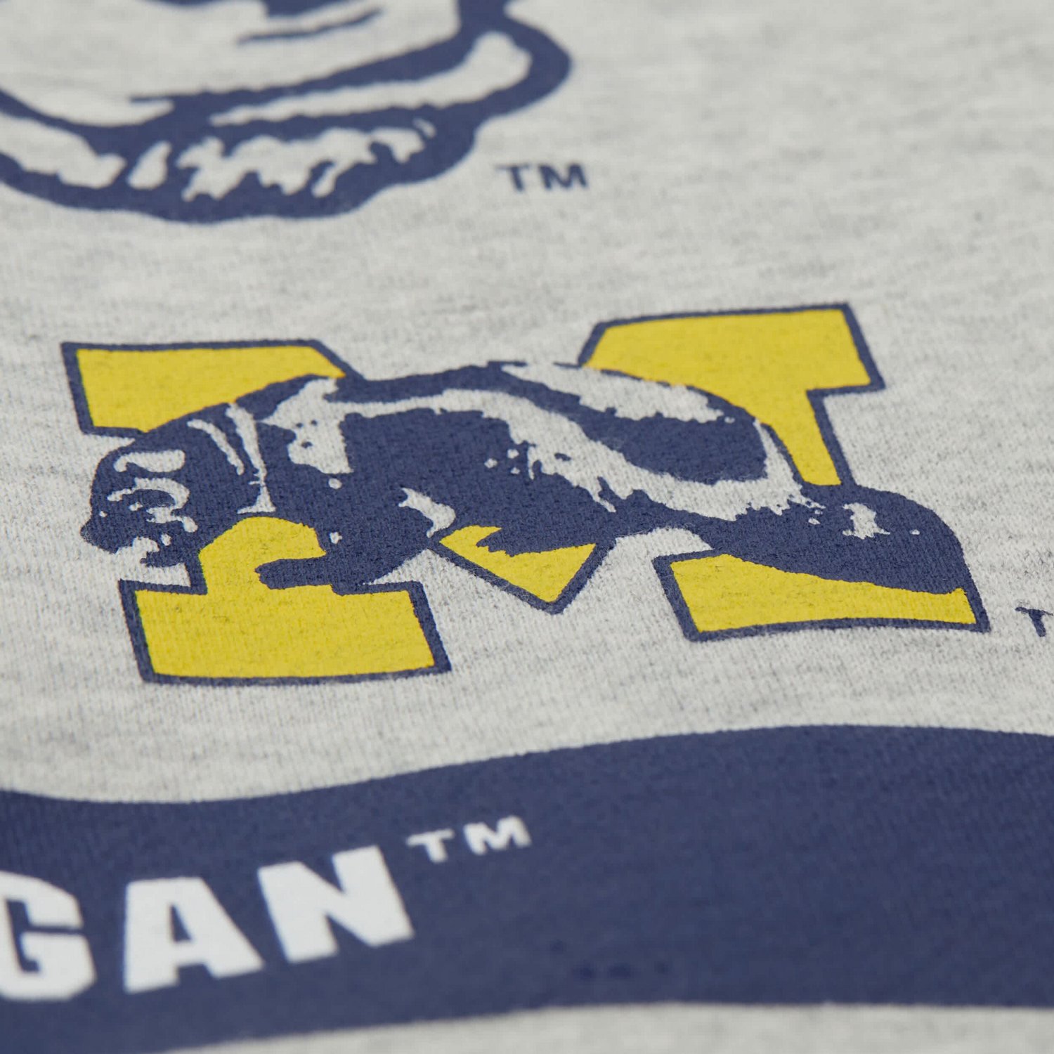 Mitchell  Ness Michigan Wolverines All Over Print Sweatshirt - view number 4