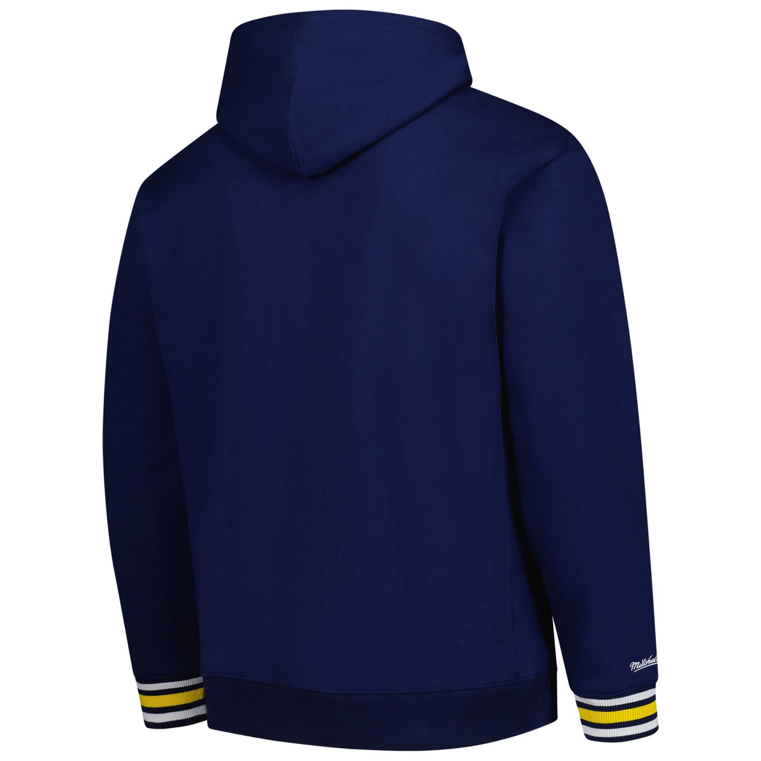 Mitchell  Ness Michigan Wolverines Chainstich Fleece Pullover Hoodie                                                             - view number 3