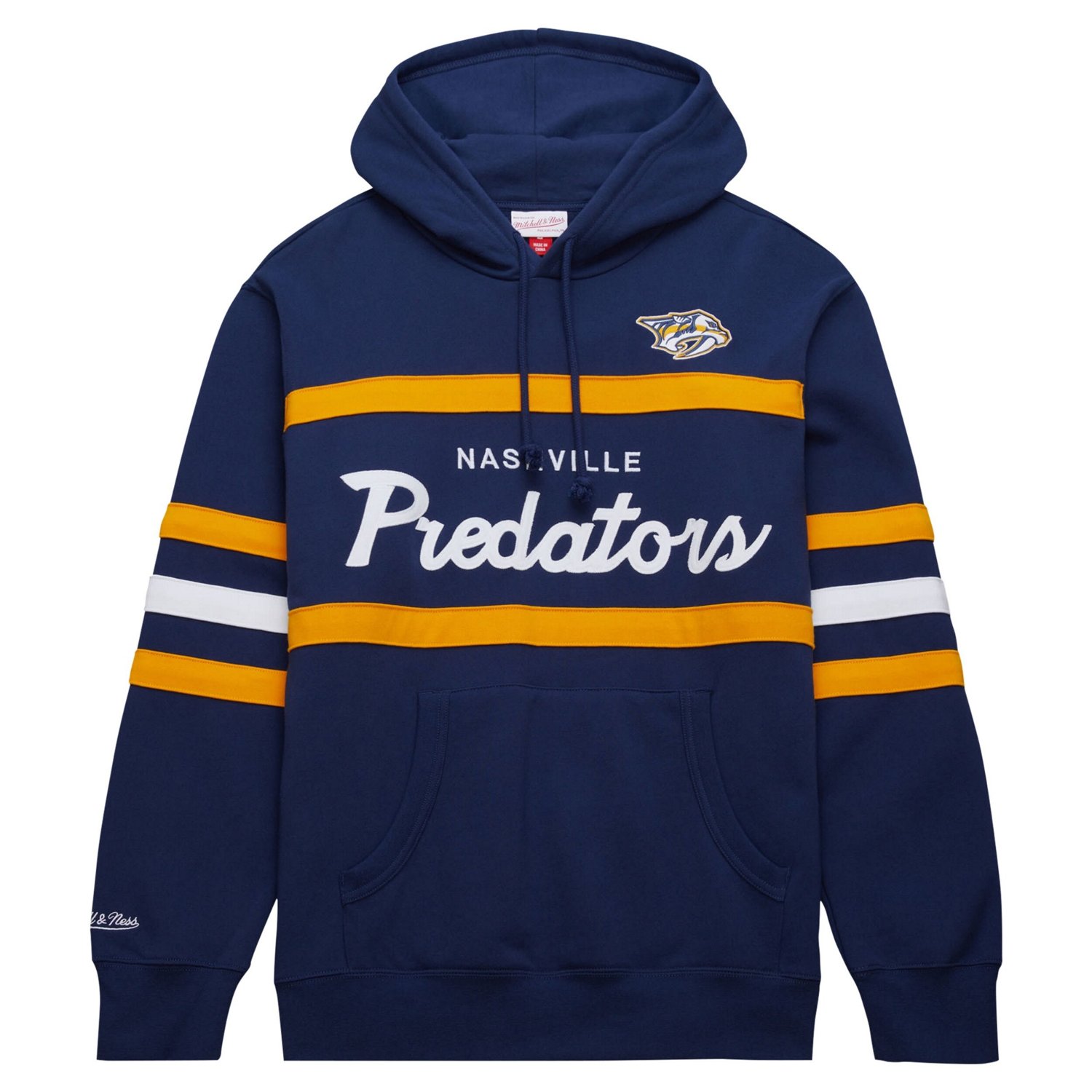 Mitchell  Ness Nashville Predators Head Coach Pullover Hoodie - view number 2