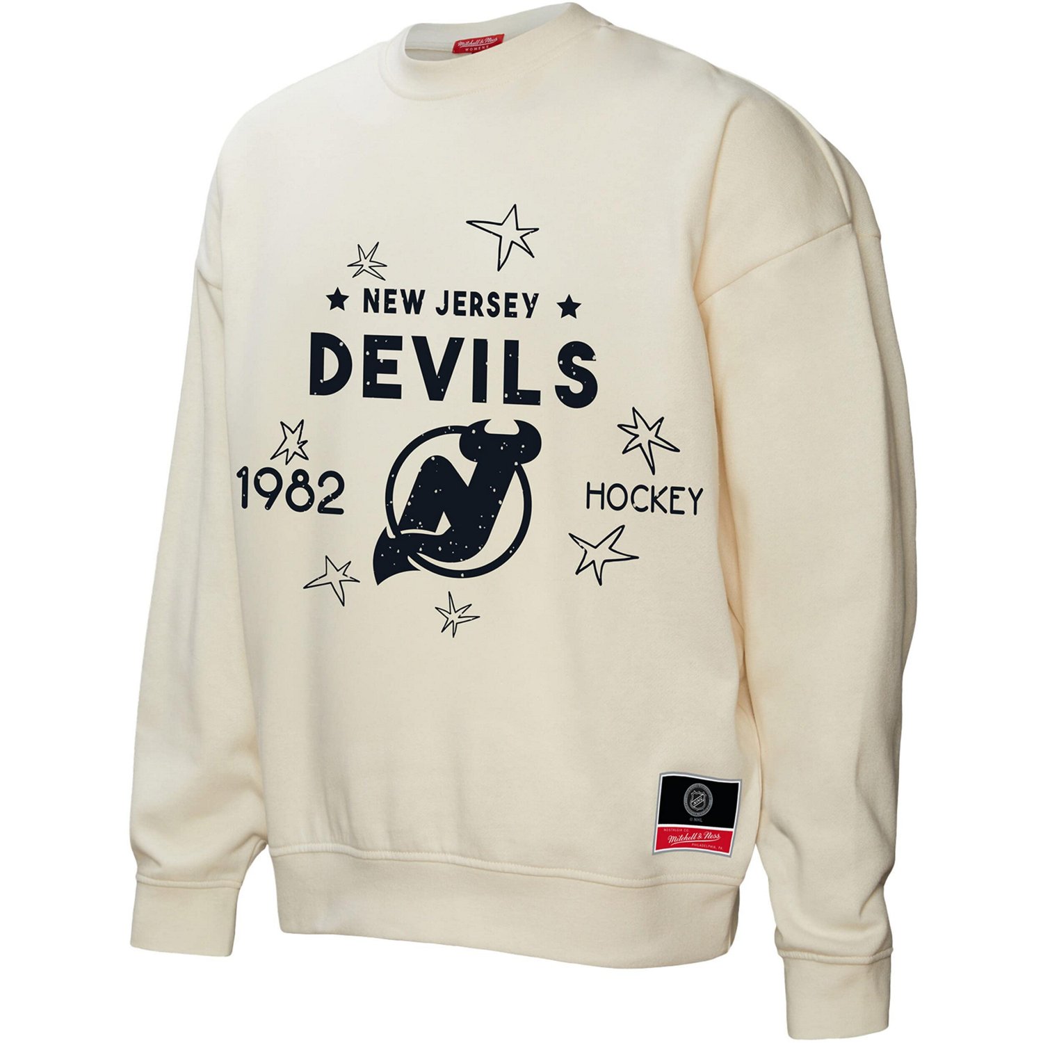 Mitchell  Ness New Jersey Devils Logo 30 Pullover Sweatshirt                                                                     - view number 2