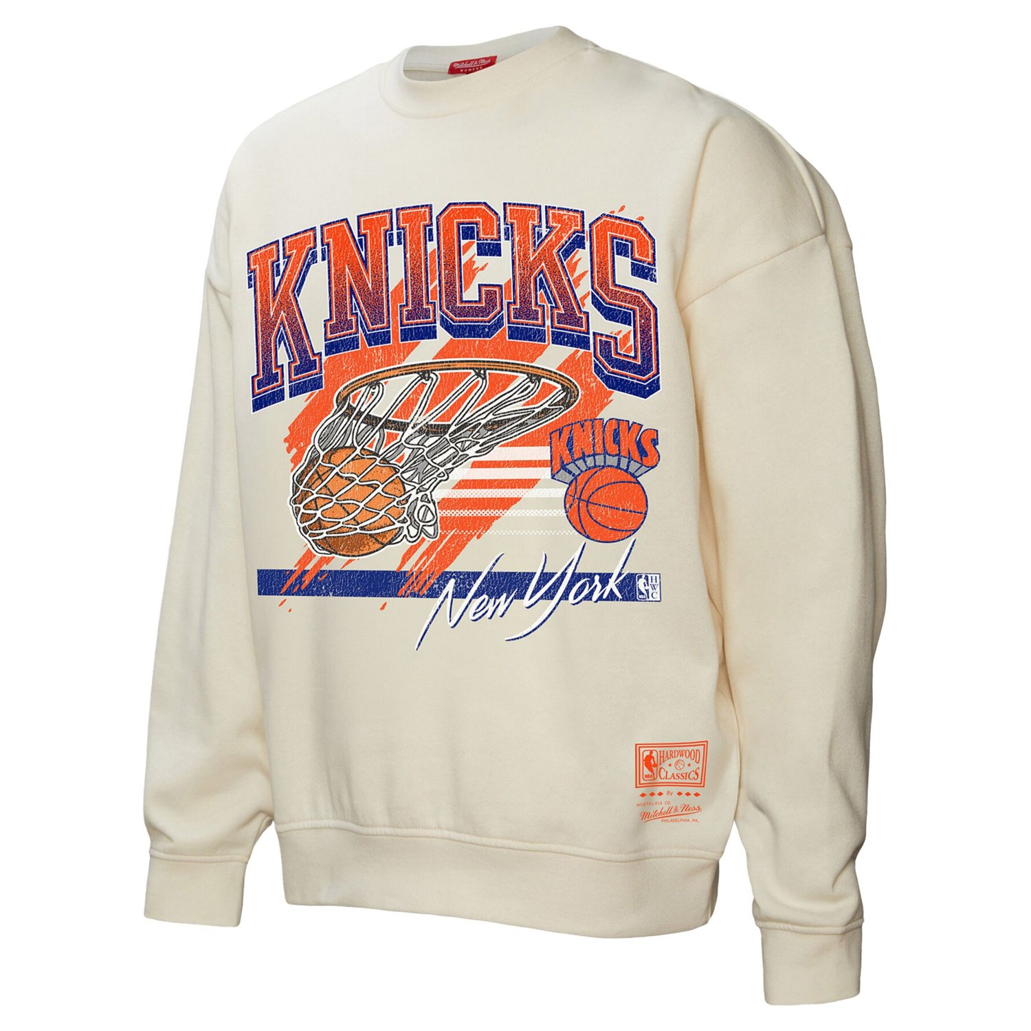 Mitchell  Ness New York Knicks Brush Bucket Pullover Sweatshirt - view number 2