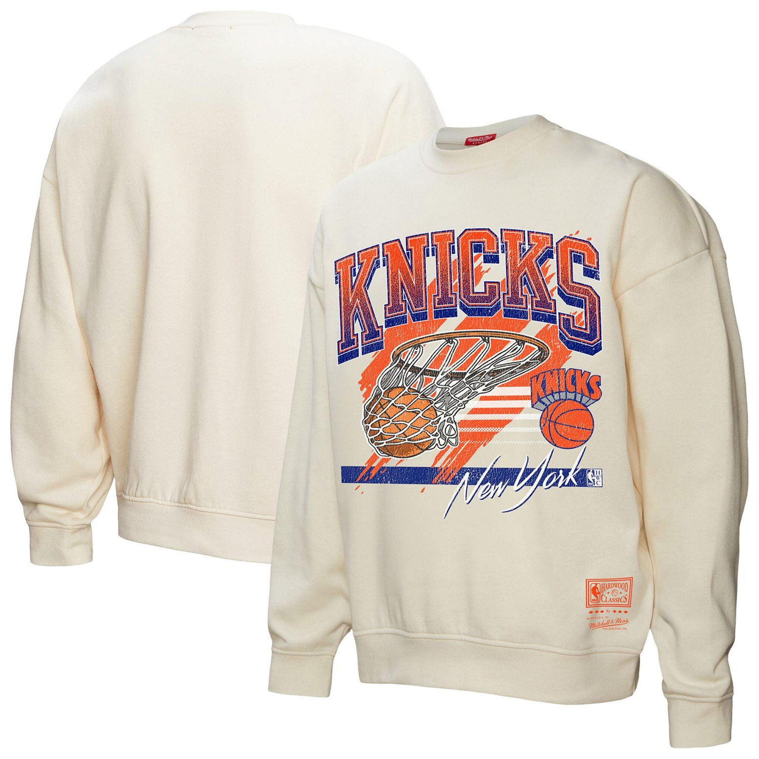 Mitchell  Ness New York Knicks Brush Bucket Pullover Sweatshirt - view number 1