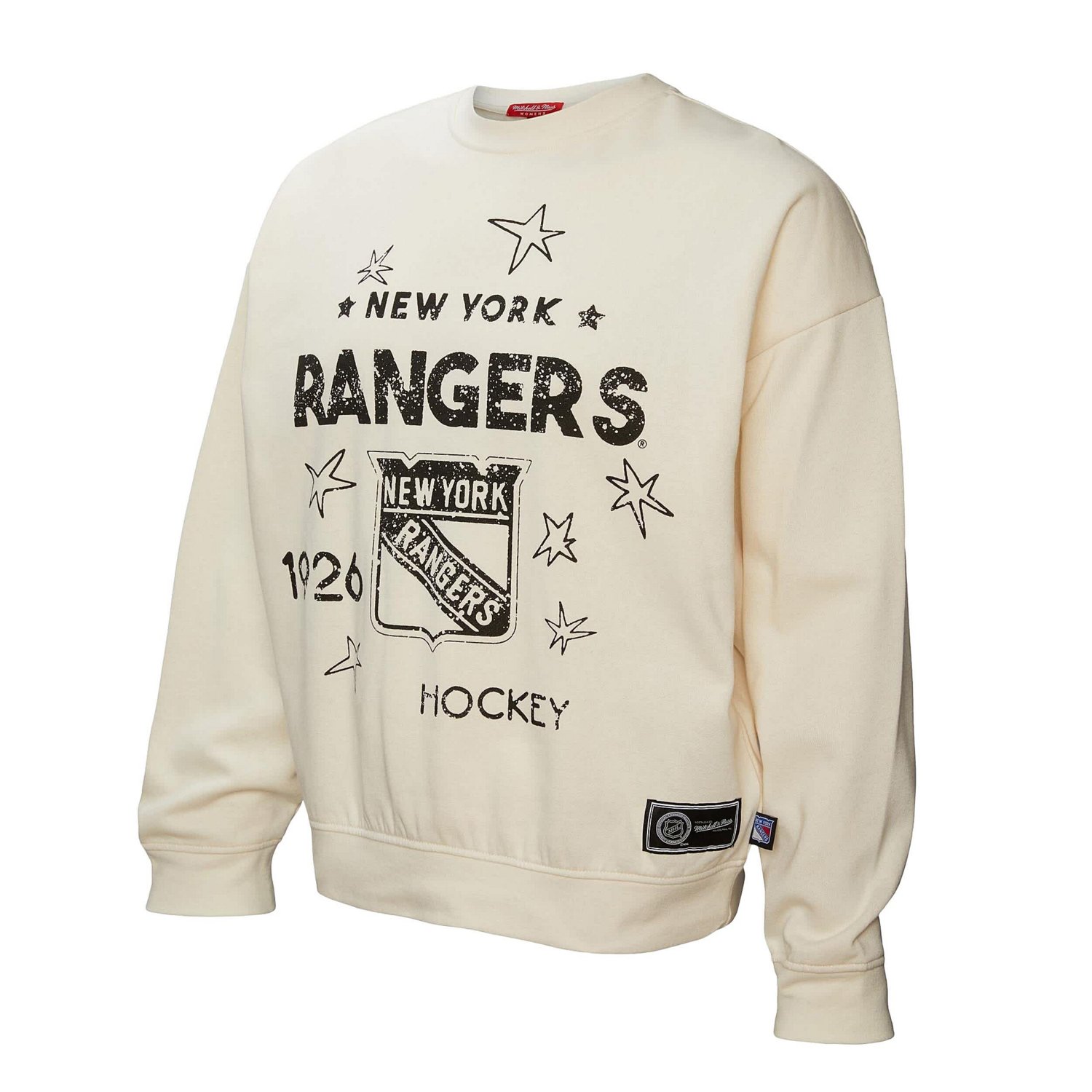 Mitchell  Ness New York Rangers Logo 30 Pullover Sweatshirt