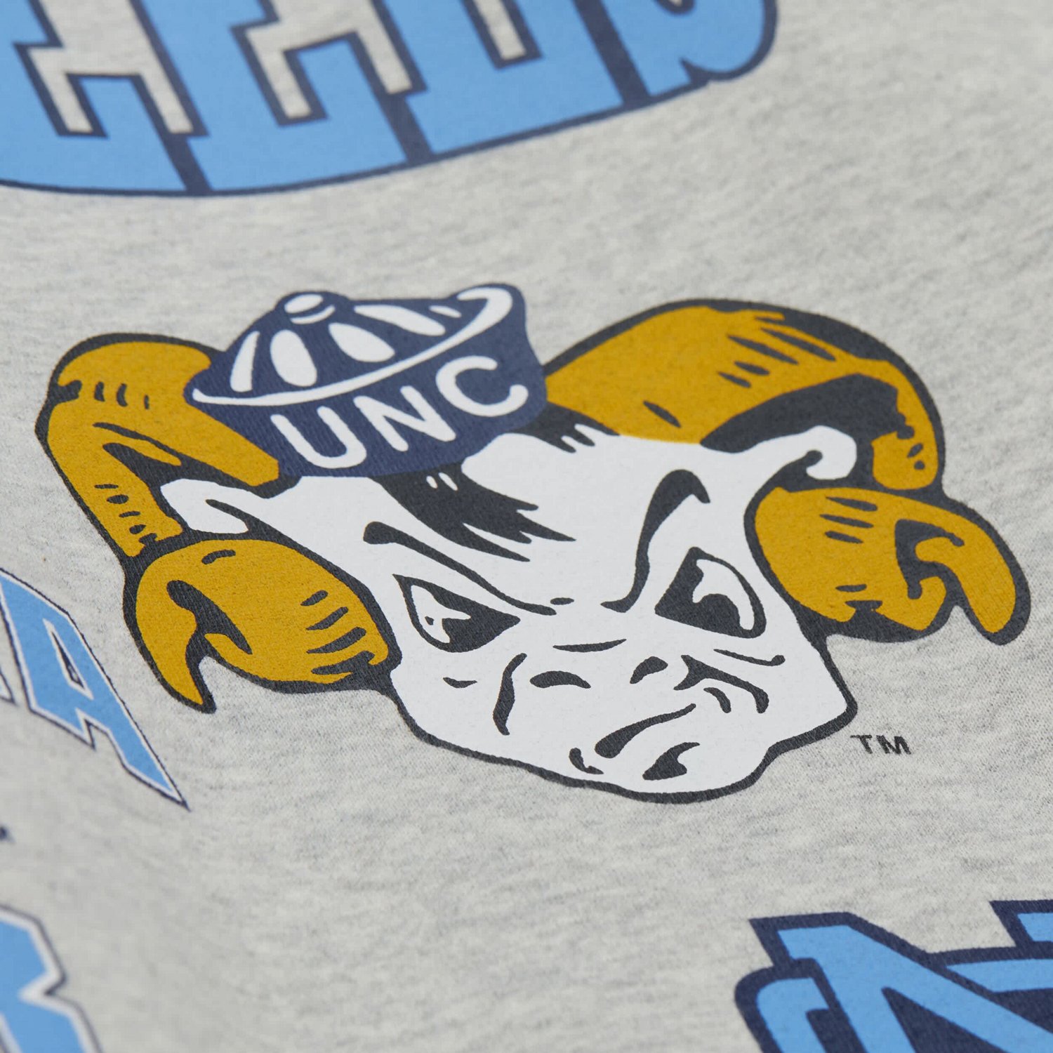Mitchell  Ness North Carolina Tar Heels All Over Print Sweatshirt - view number 4