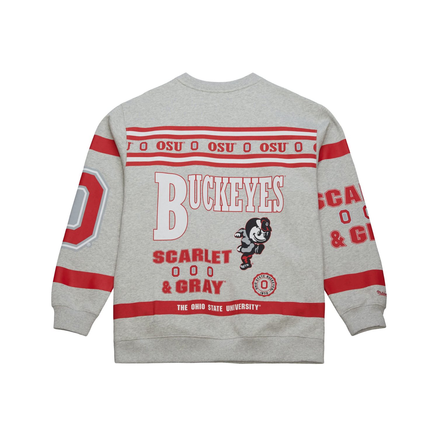 Mitchell  Ness Ohio State Buckeyes All Over Print Sweatshirt - view number 3