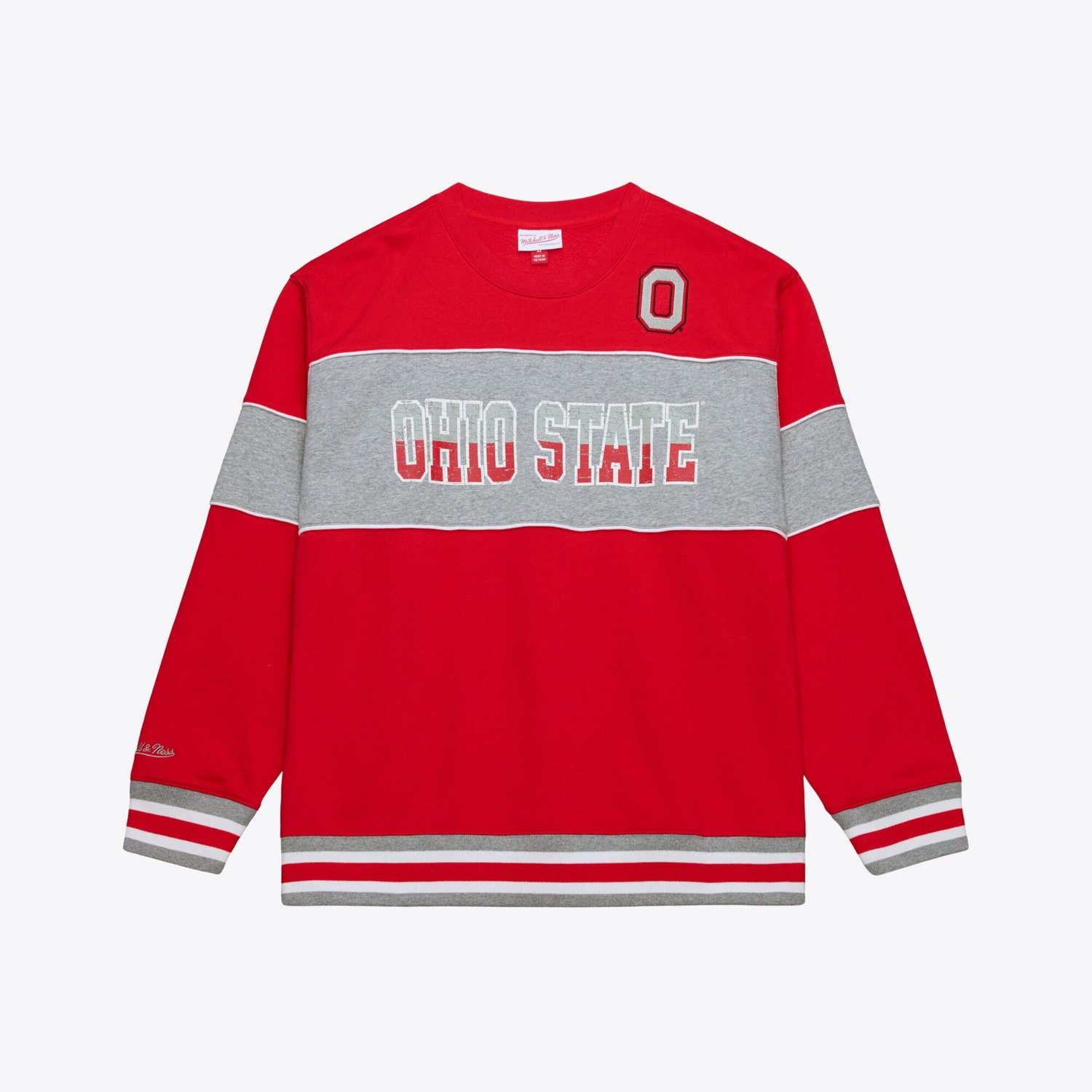 Mitchell  Ness Ohio State Buckeyes Fleece Sweatshirt
